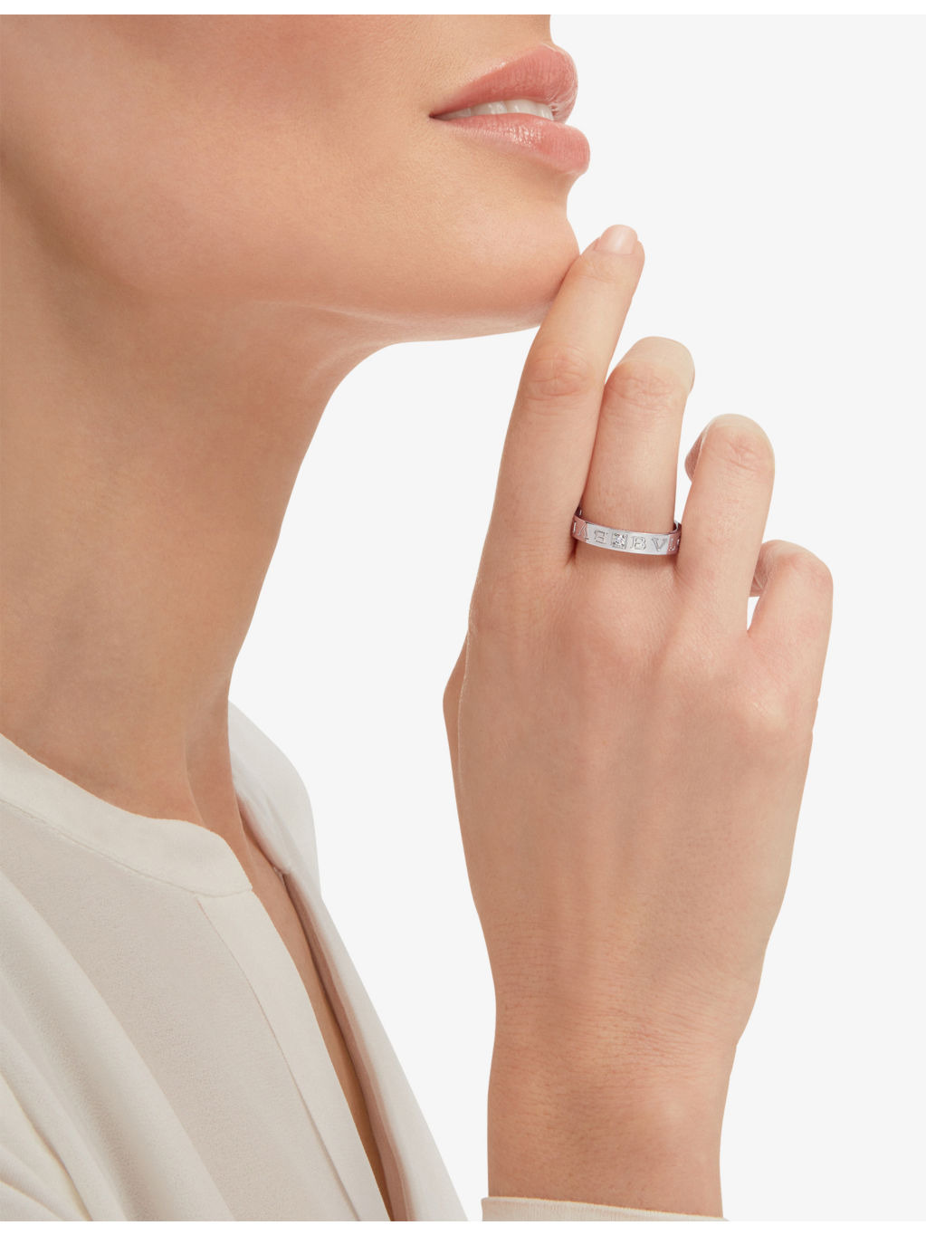 B.zero1 18ct white-gold ring - 2