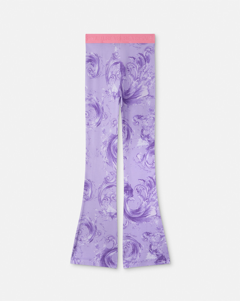 Printed Viscose Flared Leggings 3