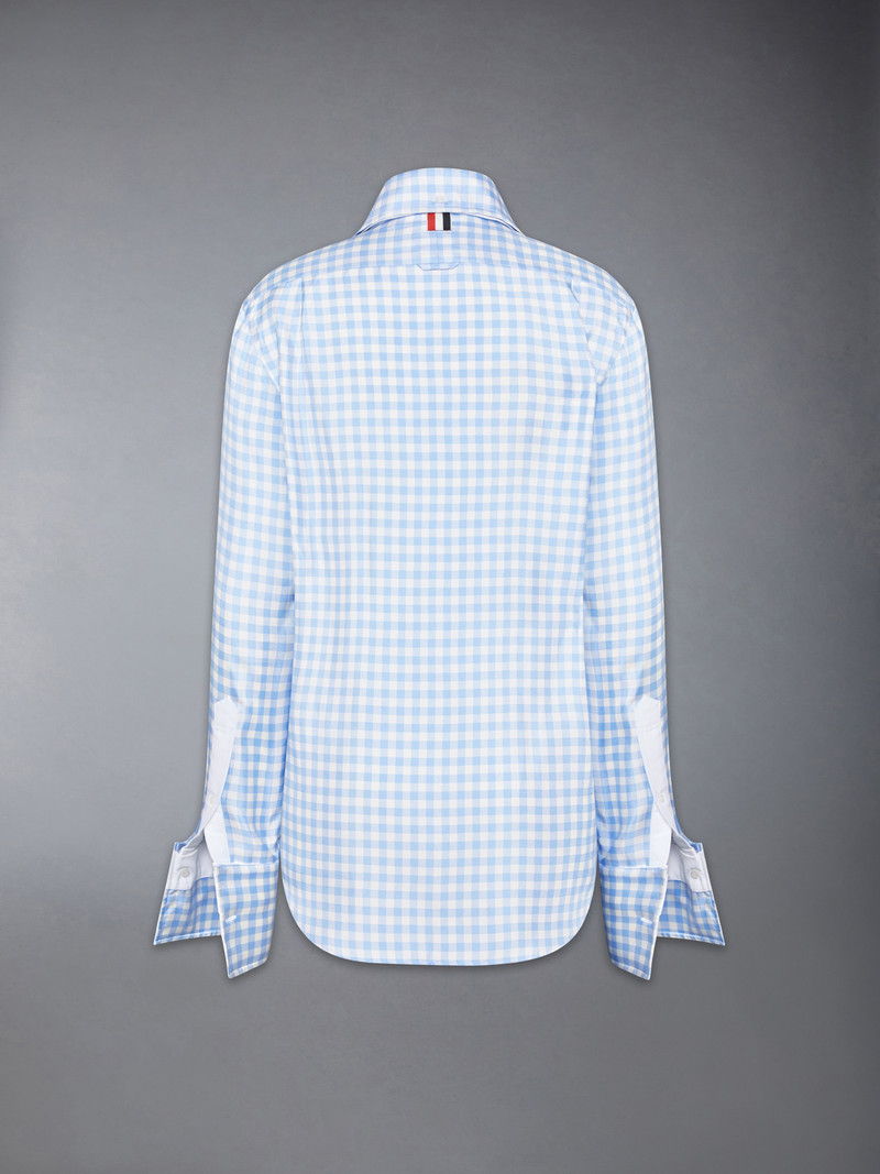 SILK TWILL GINGHAM SHIRT 10