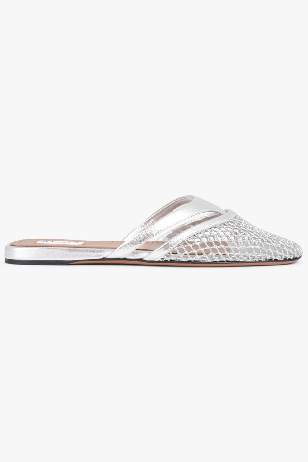 FISHNET THONG SLIDE | SILVER - 2