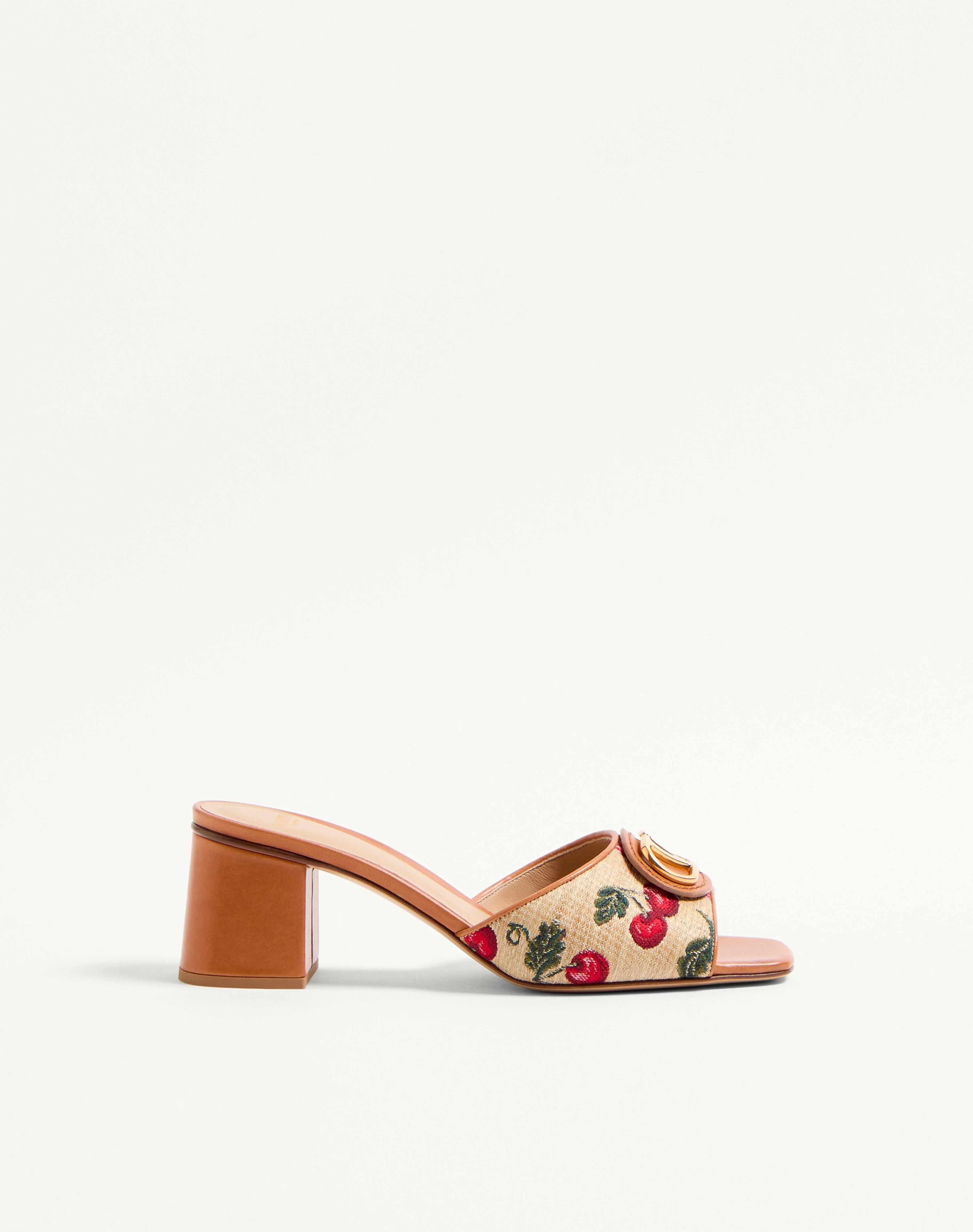 VLOGO SIGNATURE CHERRYFIC SLIDE SANDAL 60MM - 1