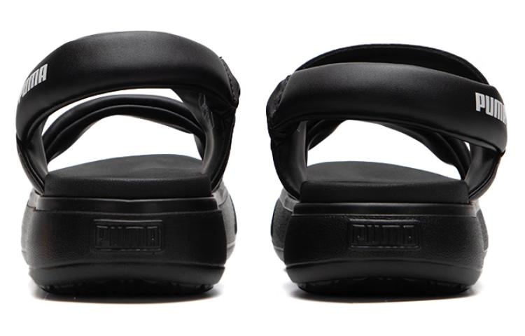 (WMNS) PUMA Mayu Puffy Slides 'Black' 399451-02 - 4
