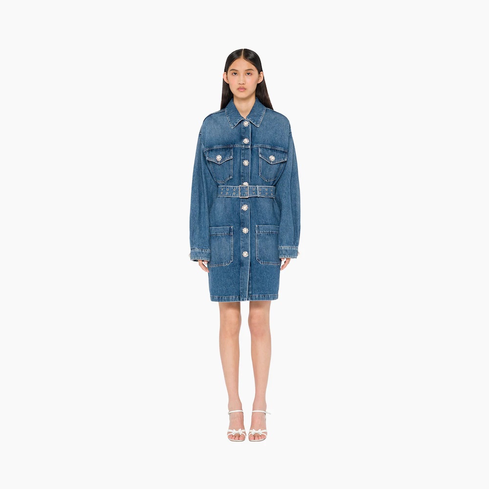 Denim blouson jacket - 2