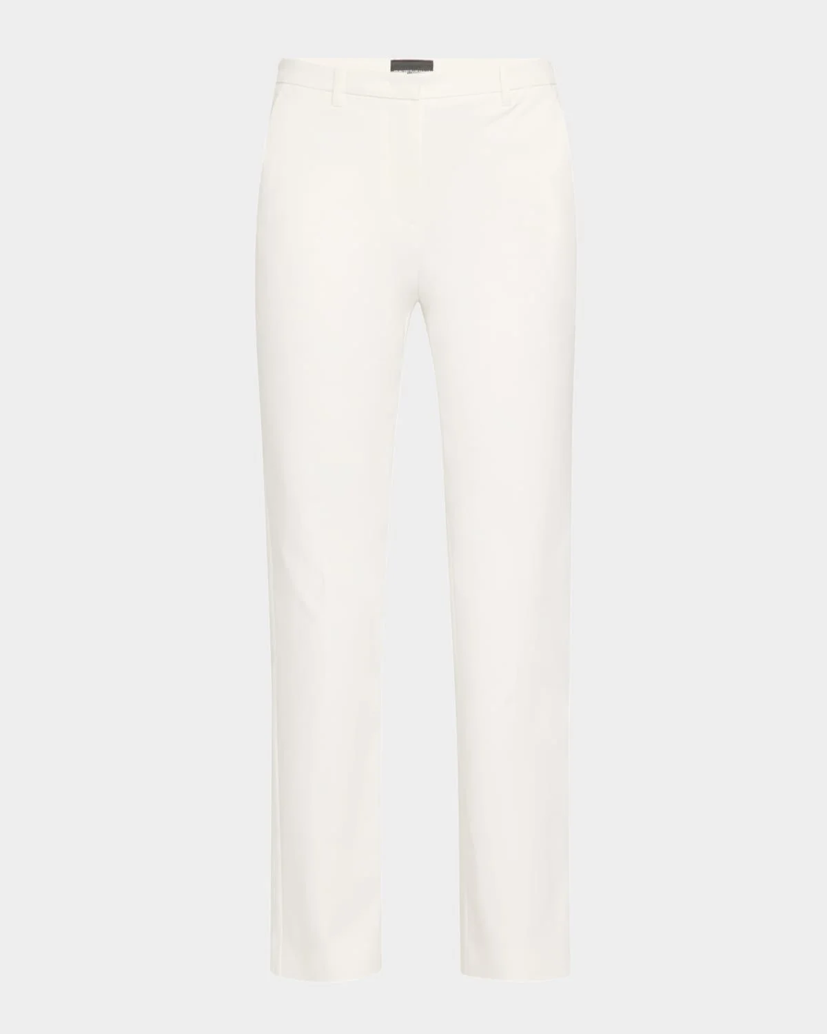 Cotton Straight-Leg Trousers - 1