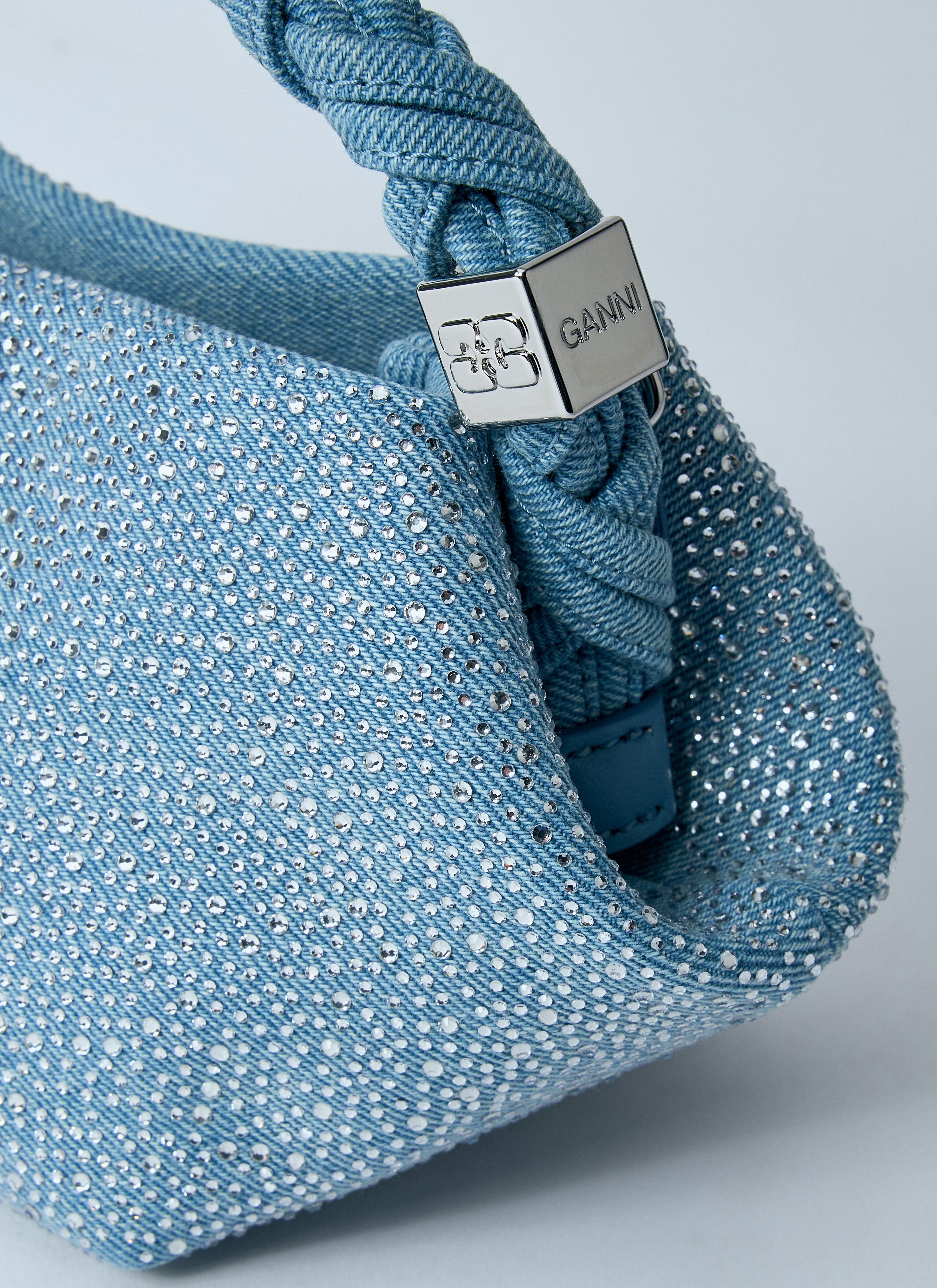 GANNI Mini Denim Bou Handbag | lncc | REVERSIBLE
