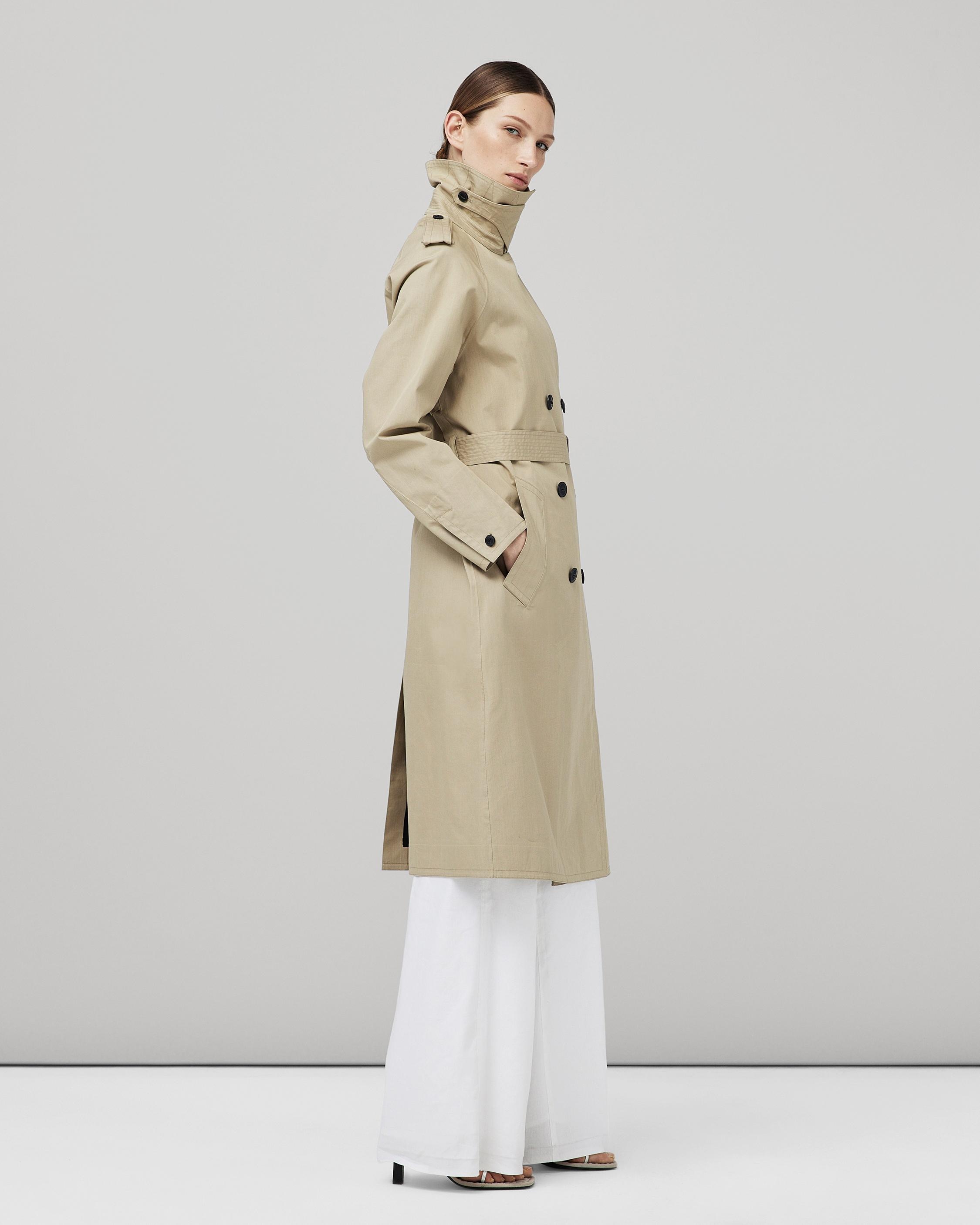 Gwyn Cotton Trench Coat
Classic Fit Coat - 5