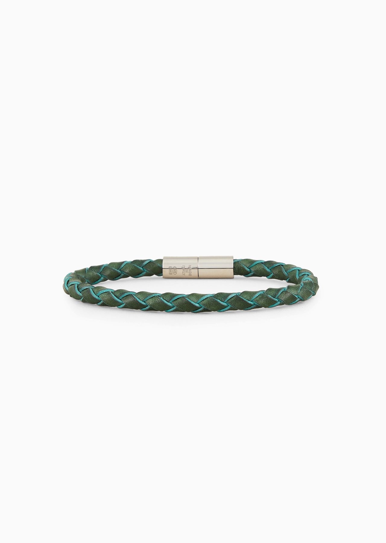 Plaited leather bracelet - 1