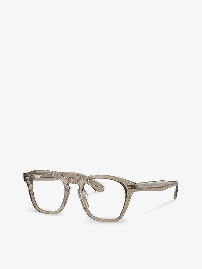 Oliver Peoples OV5527U pillow-frame acetate optical glasses outlook