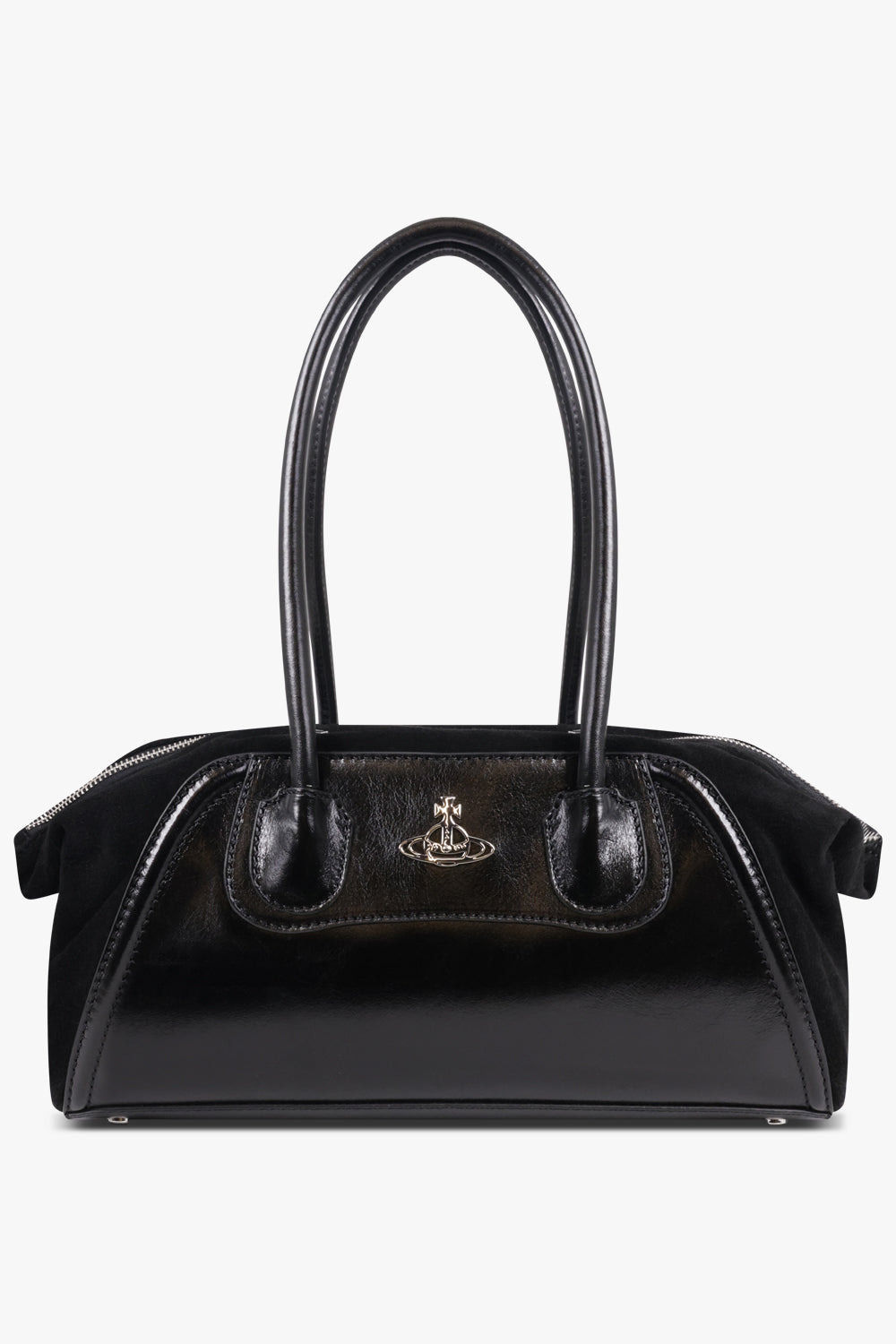 SHIRLEY SILHOUETTE ORB SMALL SHOULDER BAG | BLACK - 1