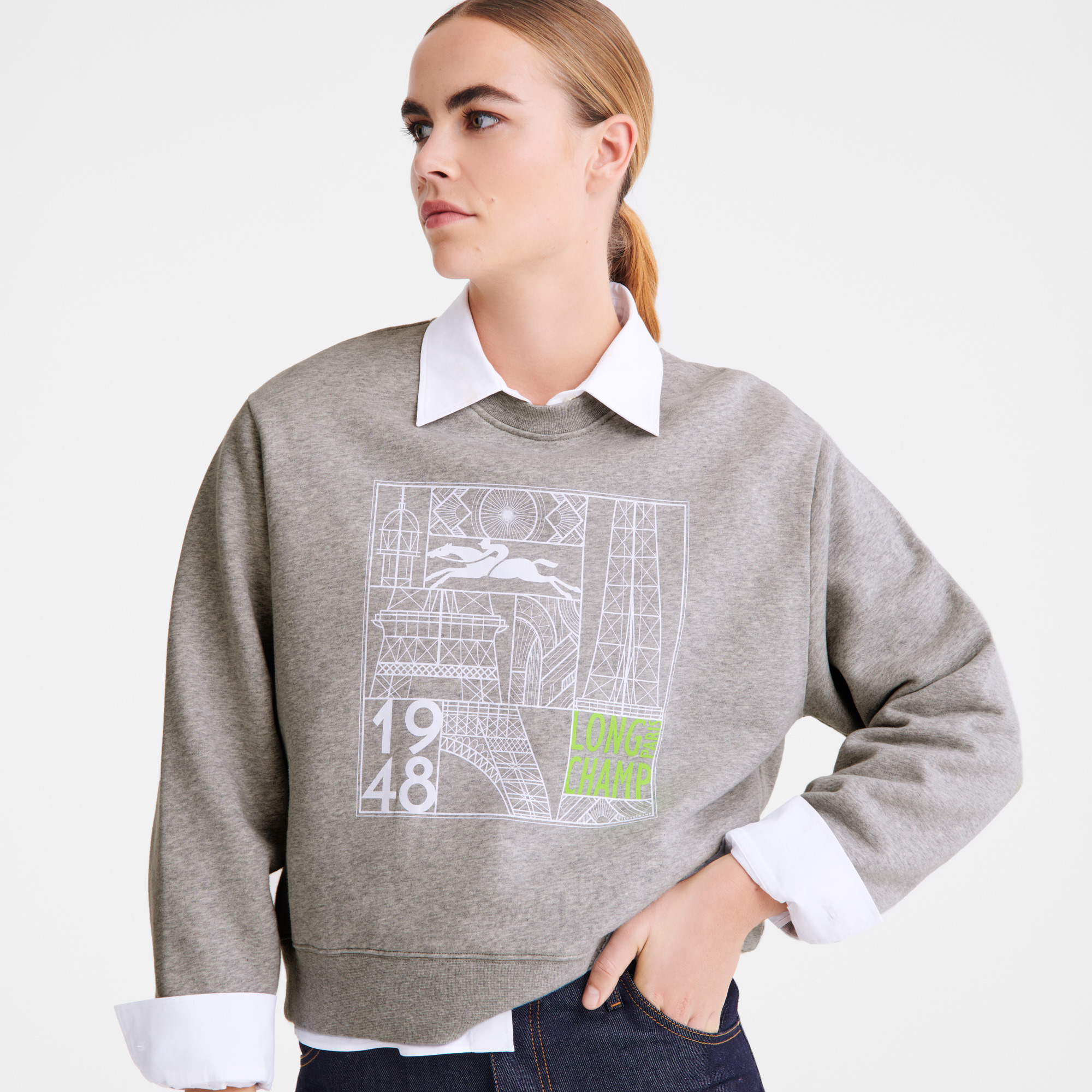 Sweatshirt Grey - Jersey - 4