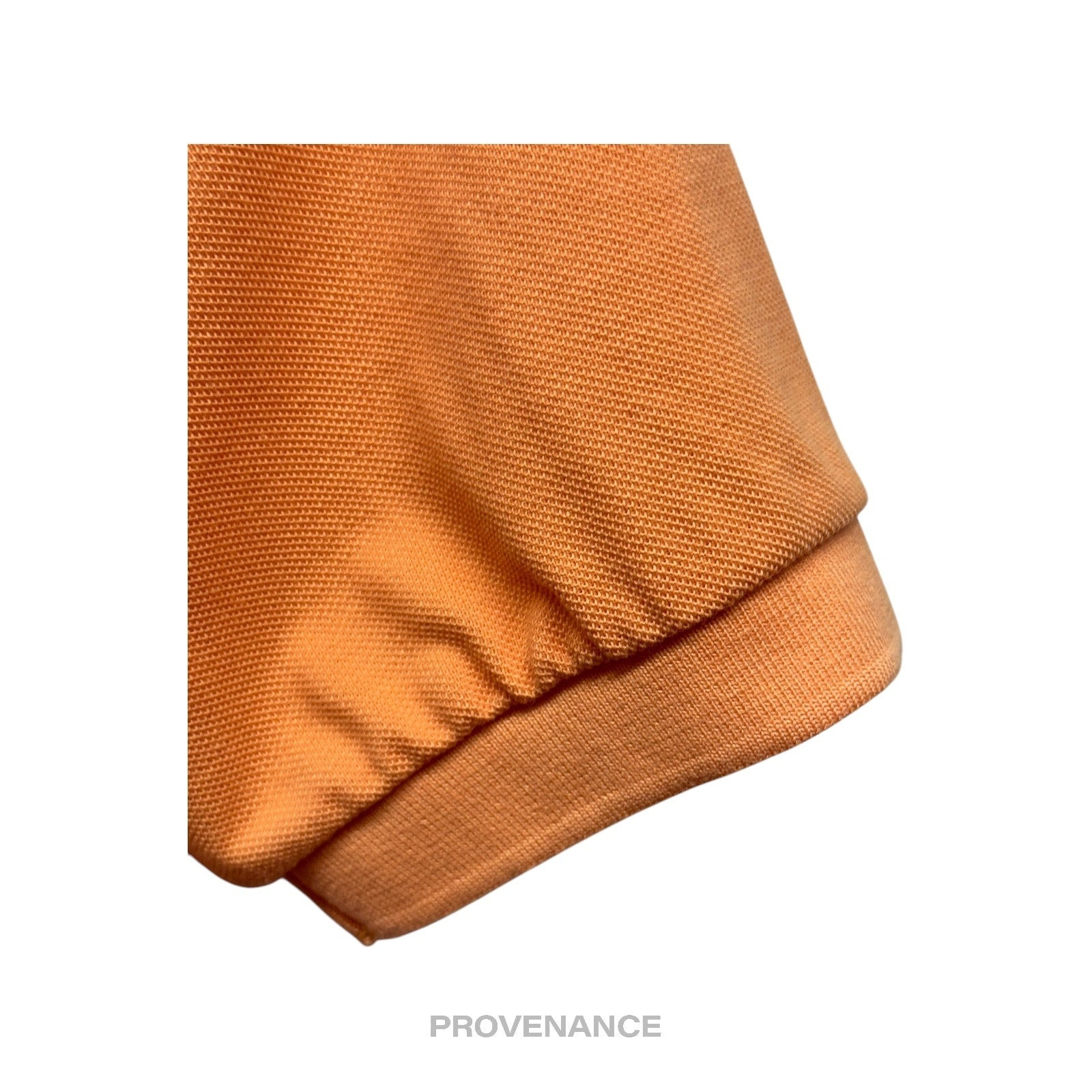 Balenciaga BB Logo Golf Polo Shirt - Peach Embroidered L - 6