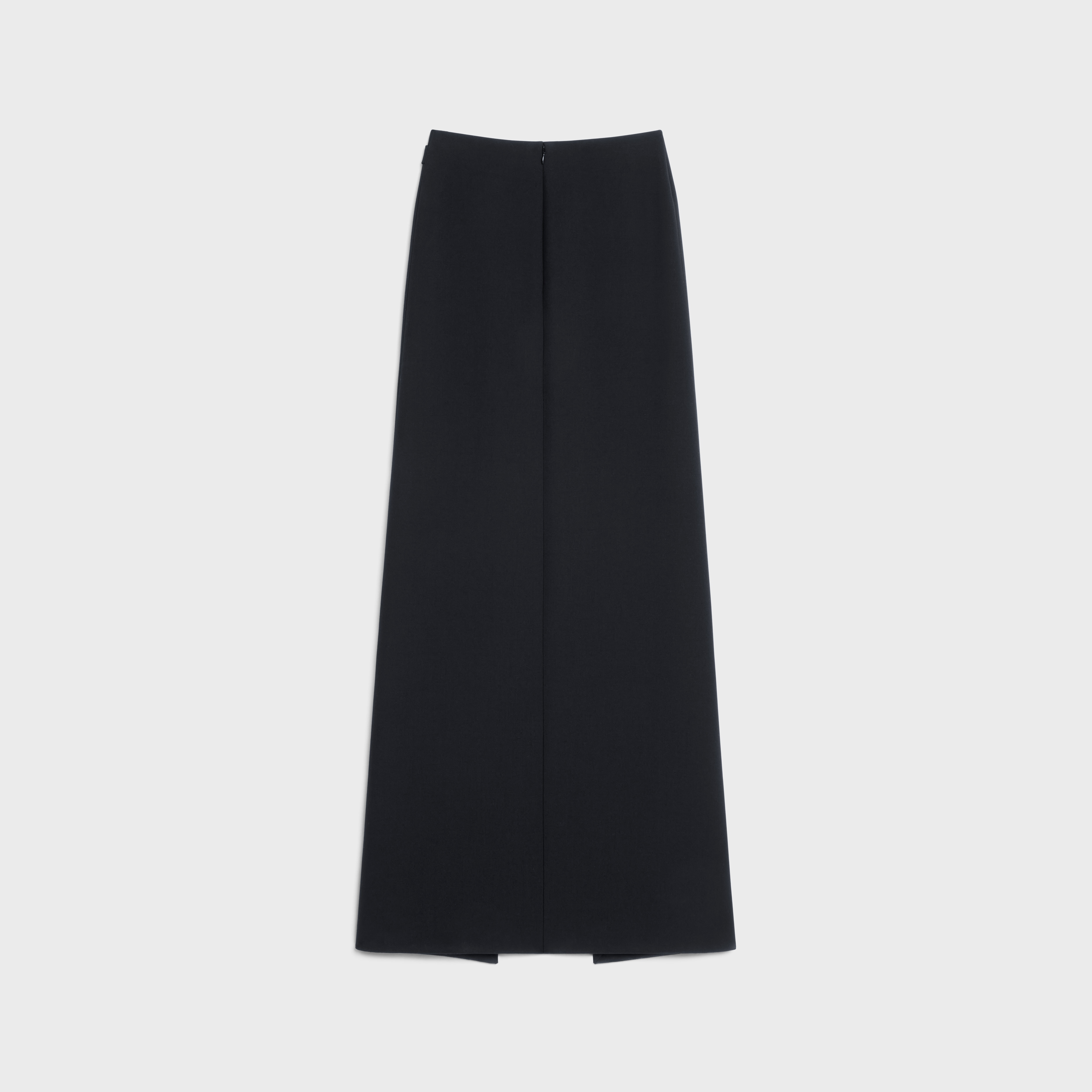 LONG SKIRT WITH SLIT IN WOOL - 2