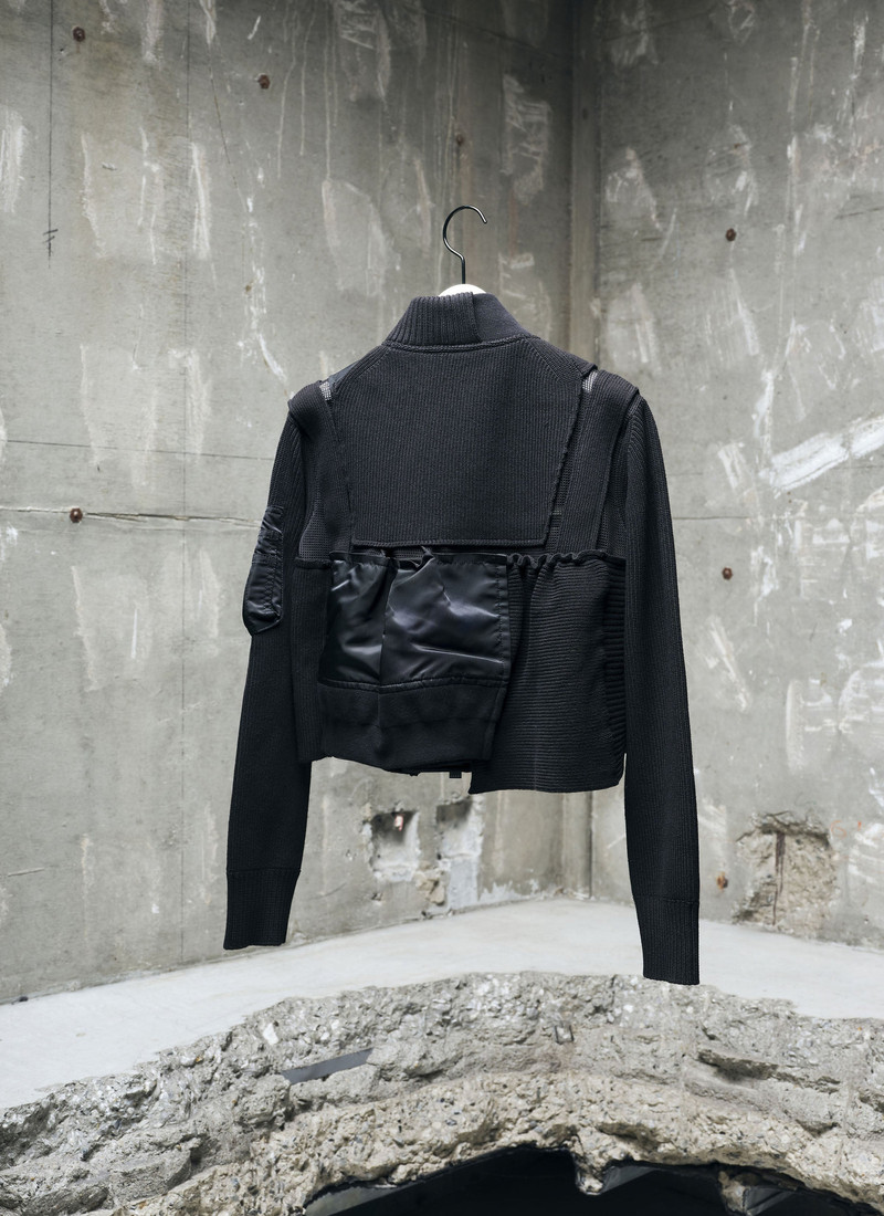 Nylon Twill x Knit Blouson 5