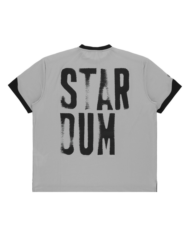 SHORT SLEEVE GRAPHIC SILVER T-SHIRT 1