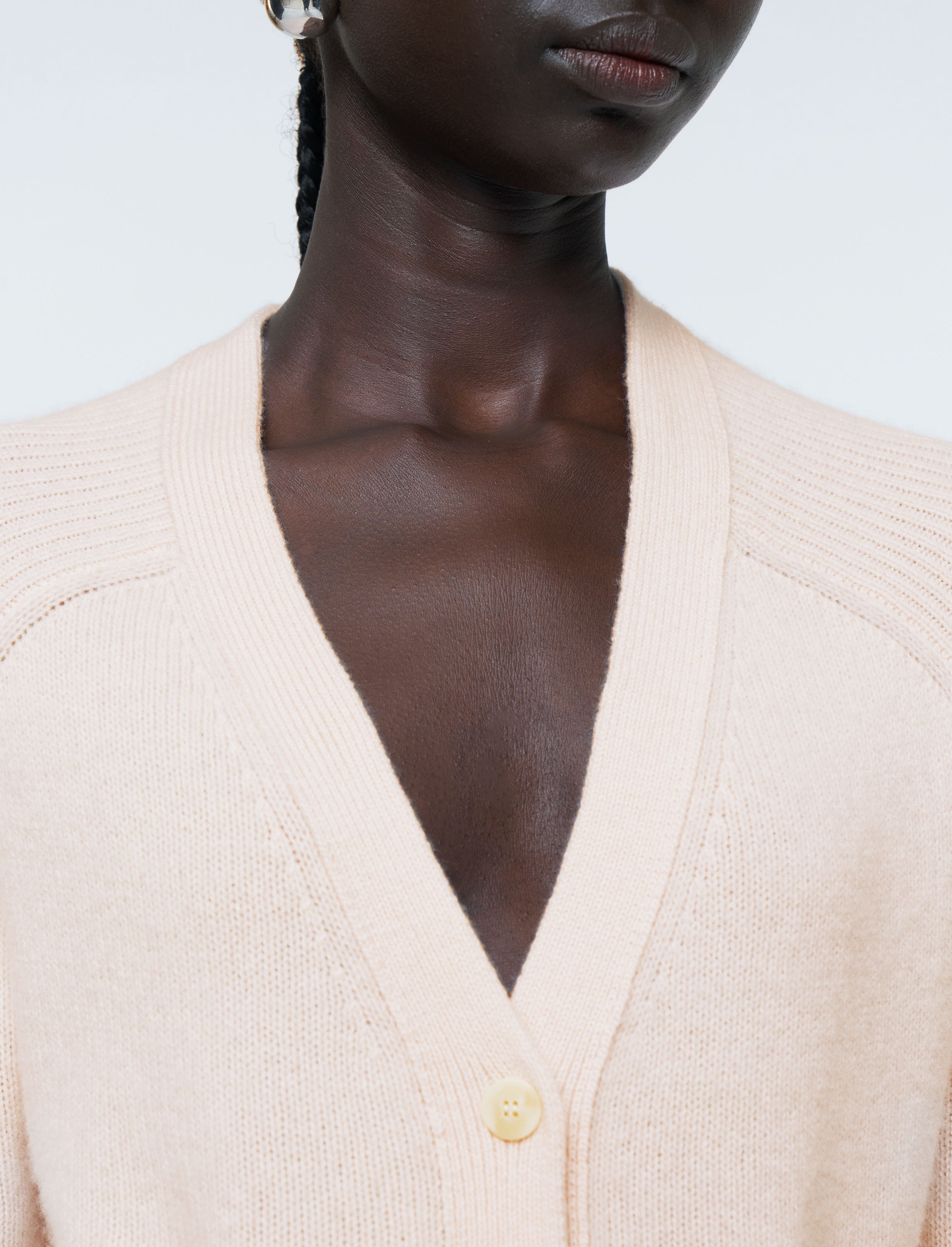 Open Cashmere Cardigan - 5