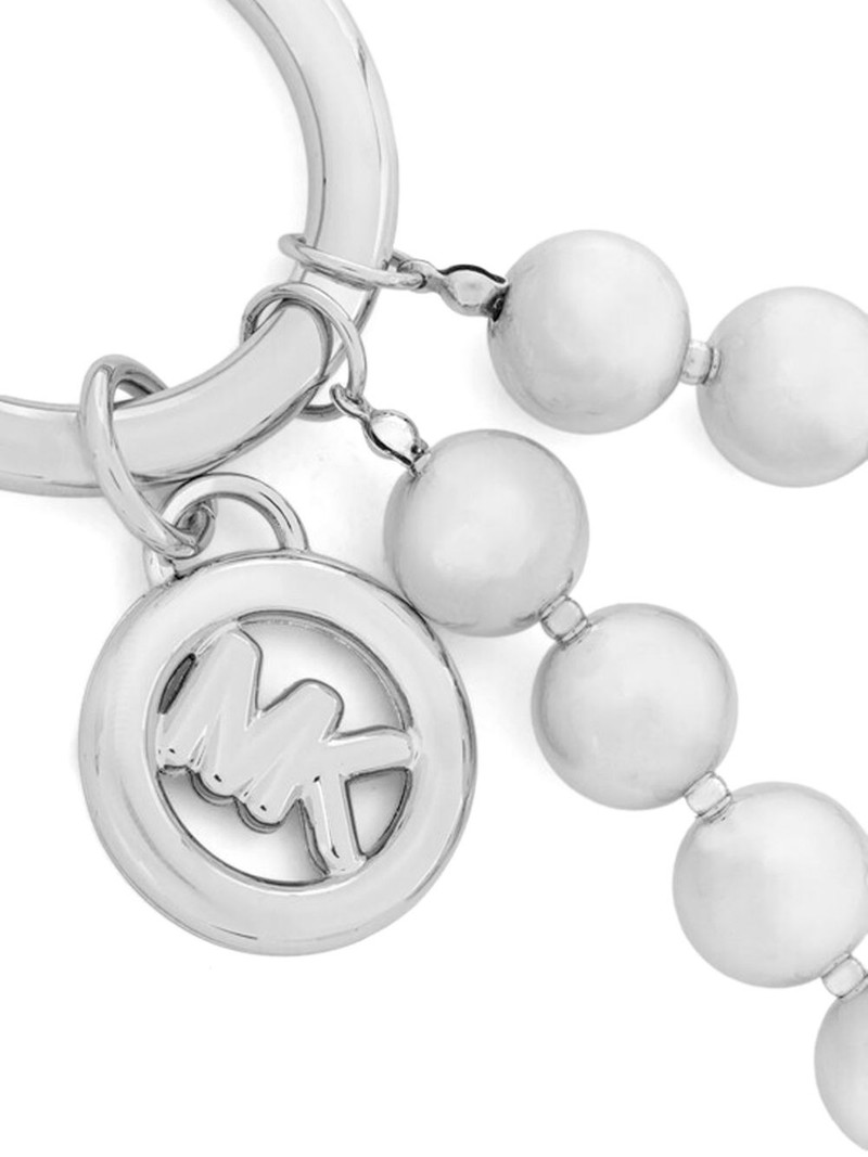 MICHAEL KORS logo charm beaded keyring outlook