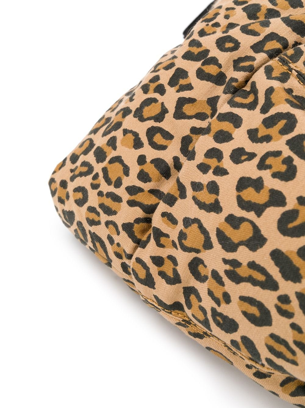 leopard print padded hat - 2