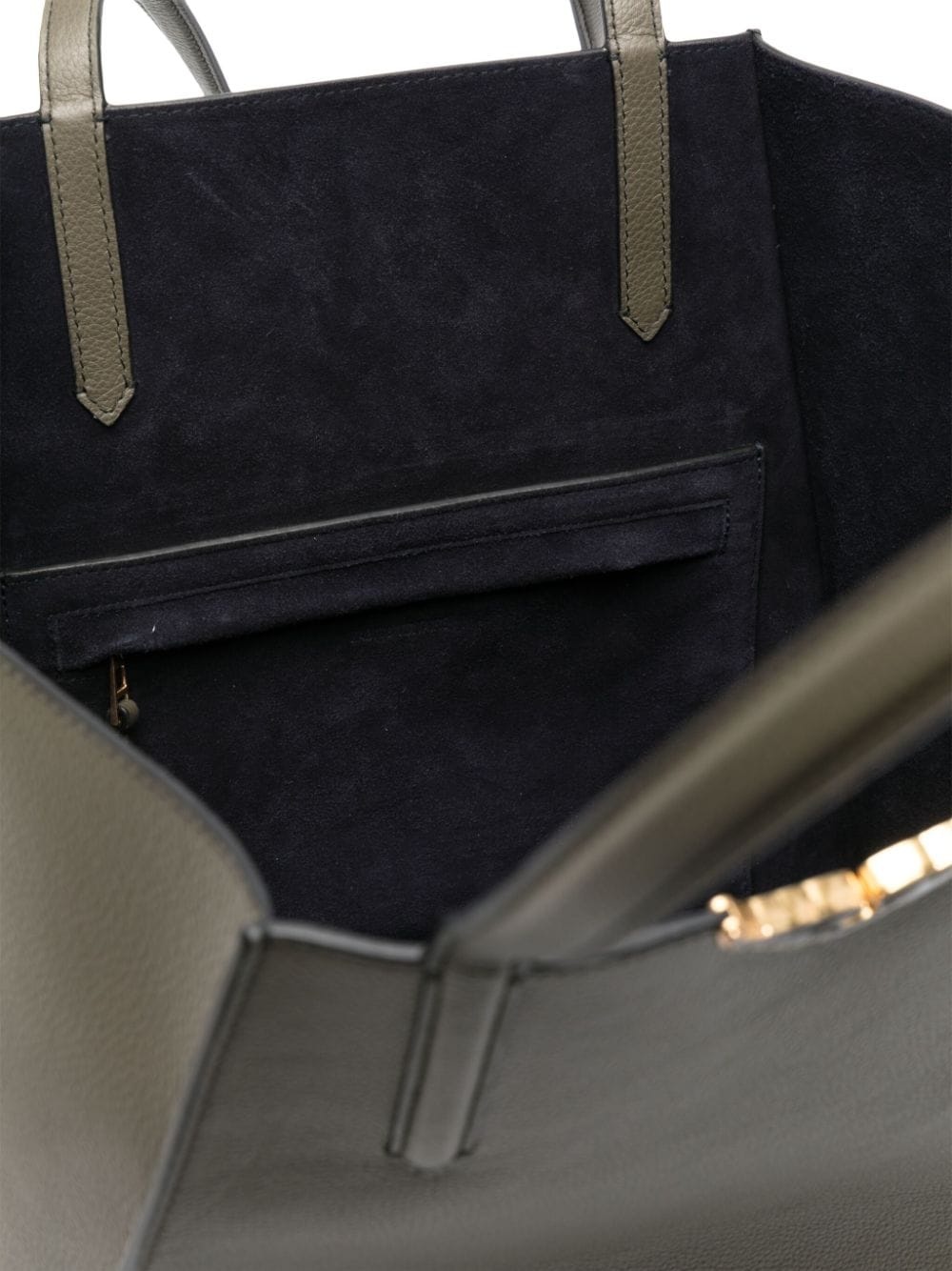Le Borderline leather tote bag - 5
