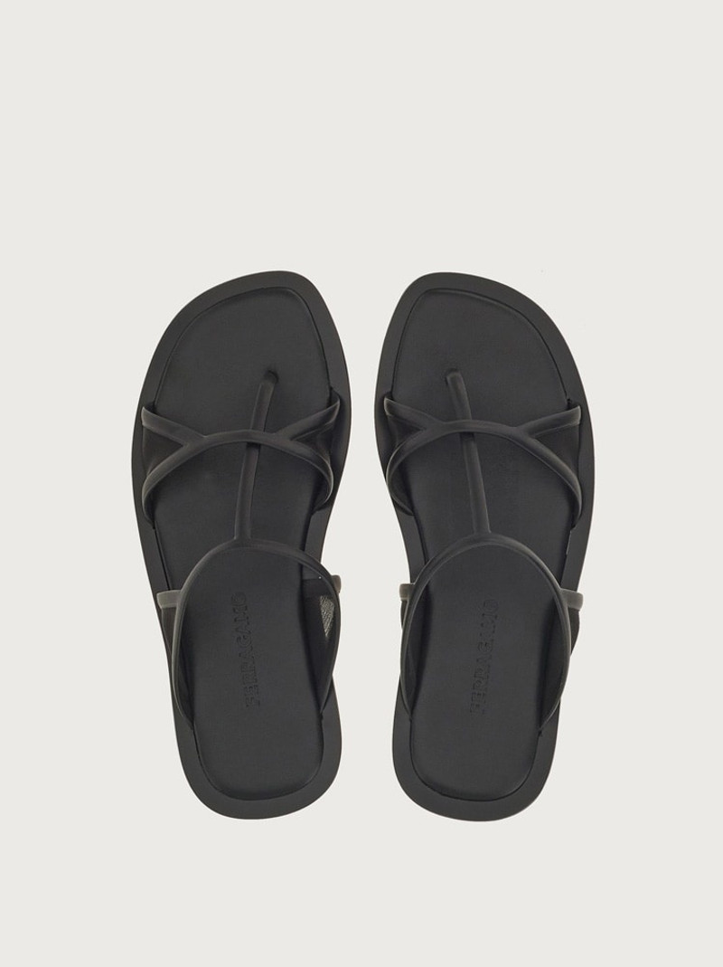 THONG SANDALS WITH SQUARE TOE 2