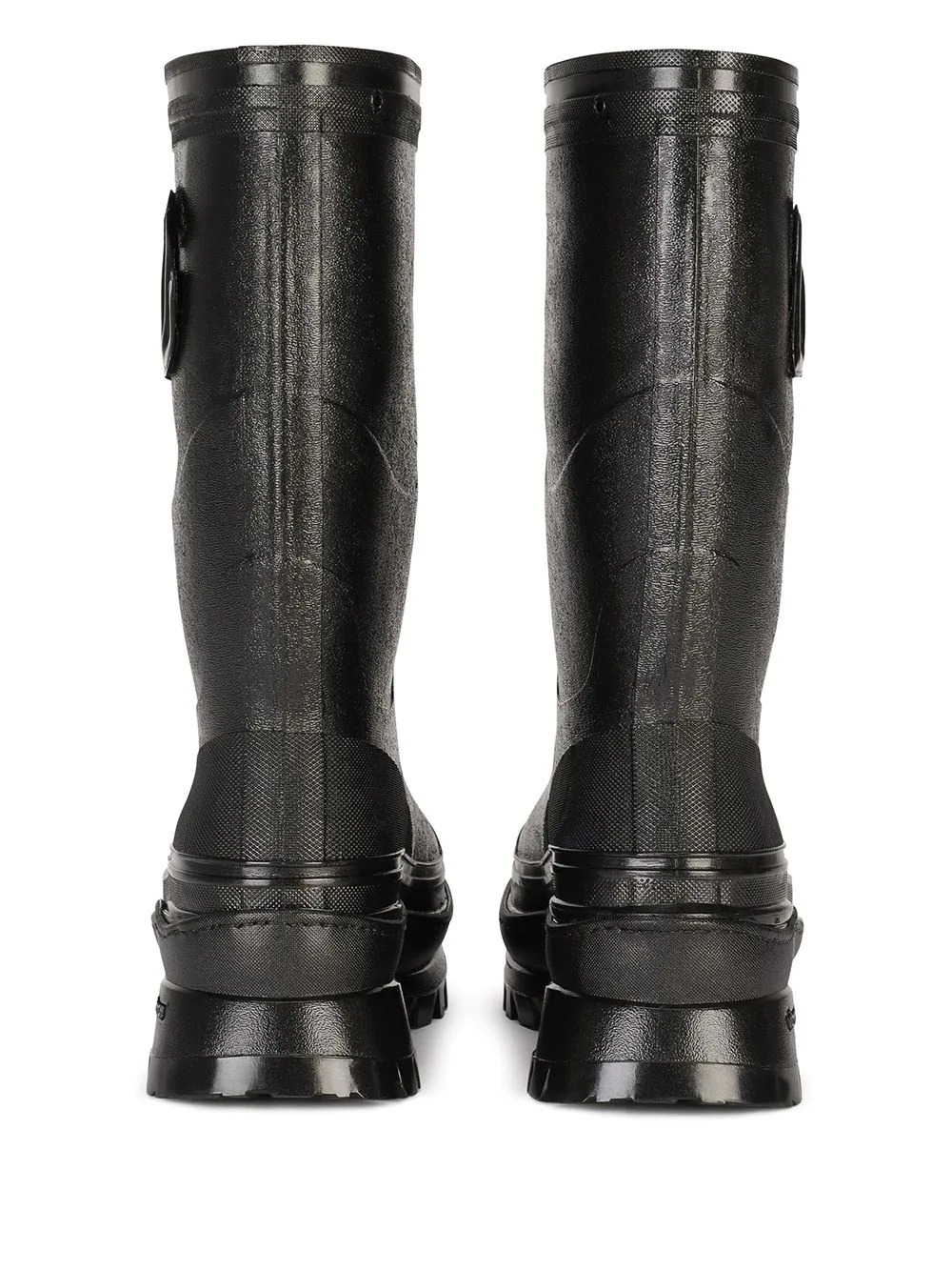 logo-embossed boots - 3