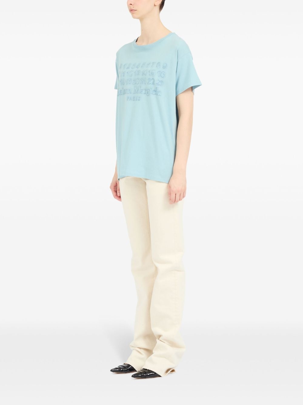 logo-print cotton T-shirt - 7