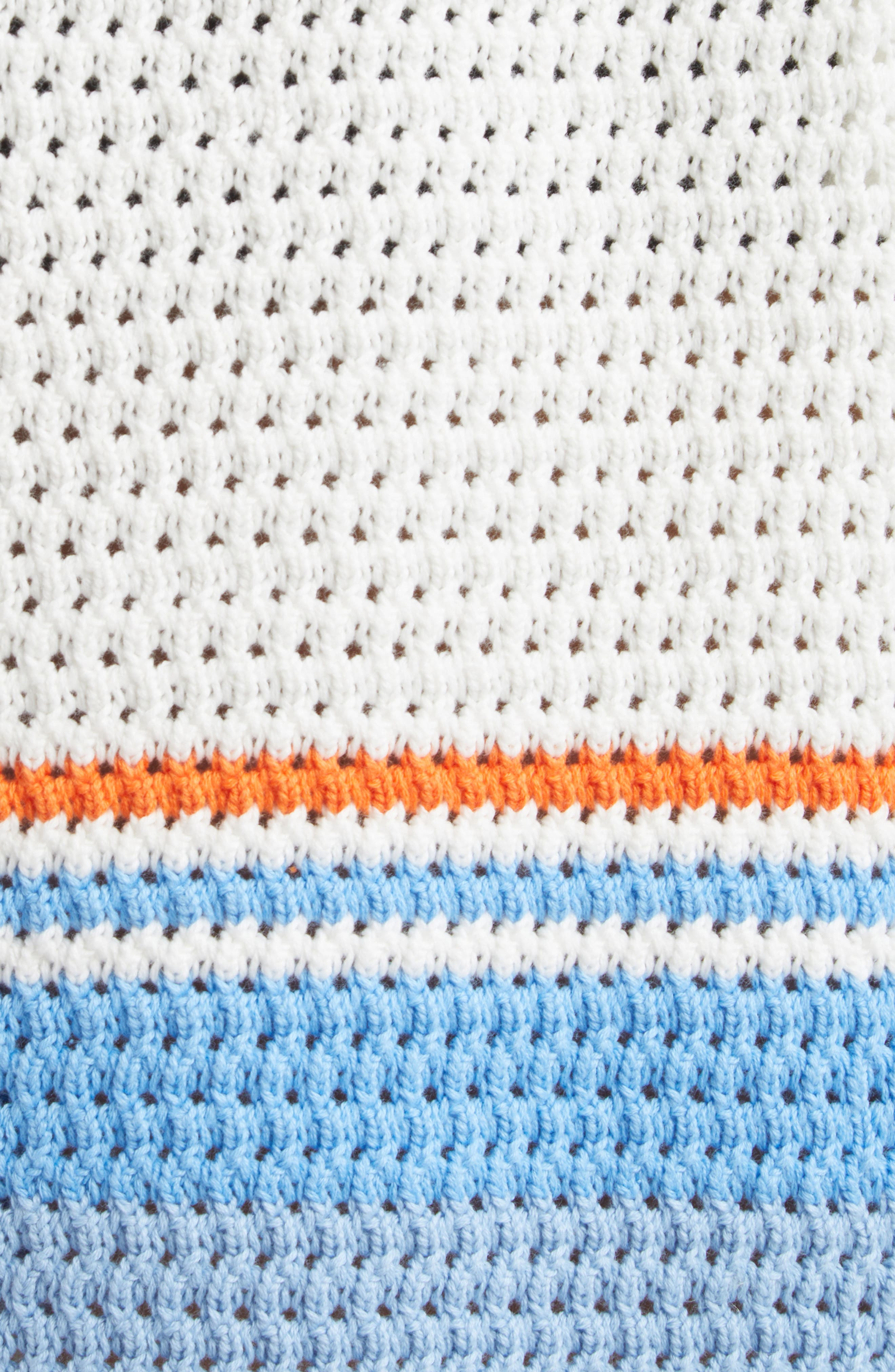 Casablanca Cotton Crochet Tennis Shorts in Blue Multi at Nordstrom - 6