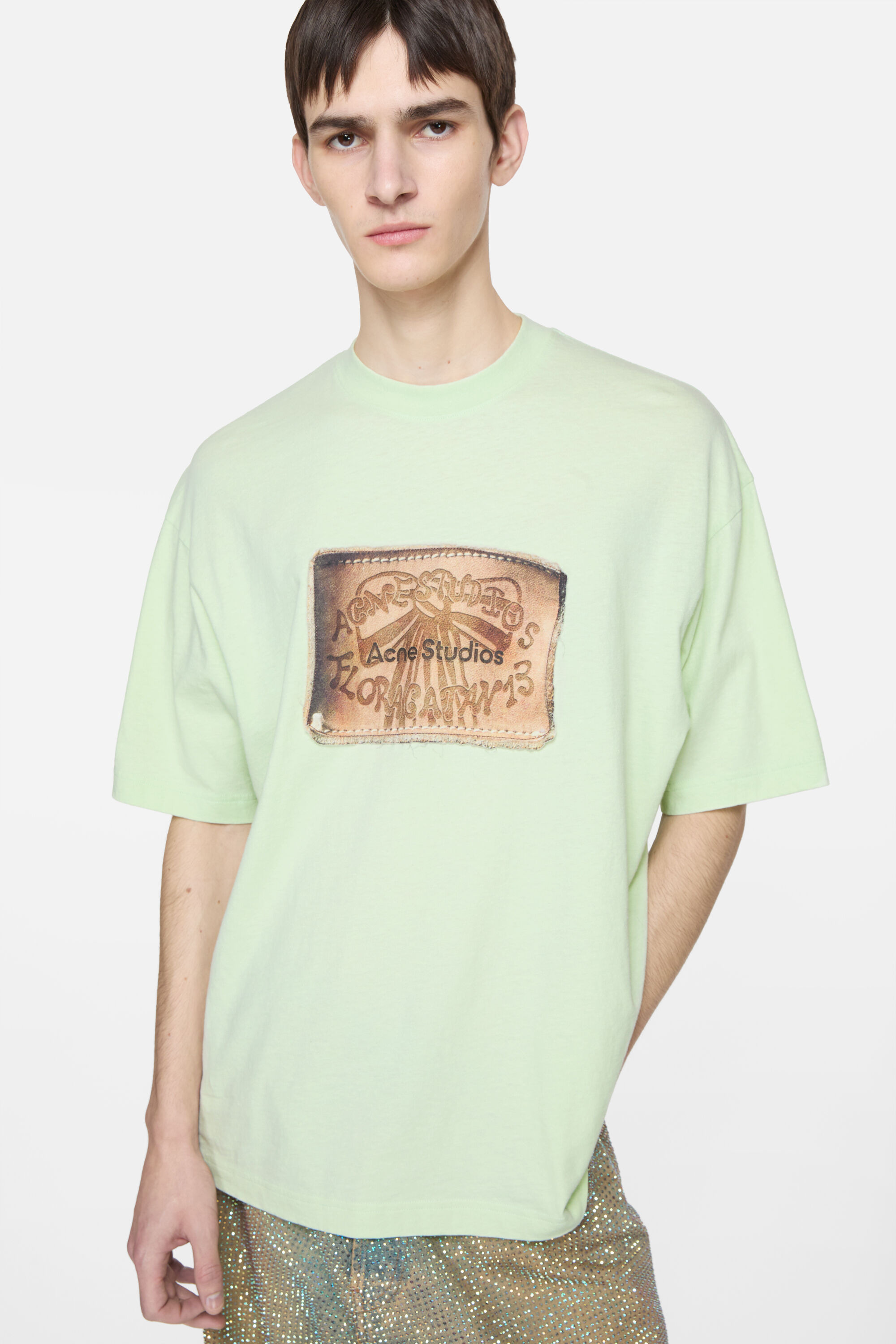 Logo t-shirt - Pistachio Green - 4