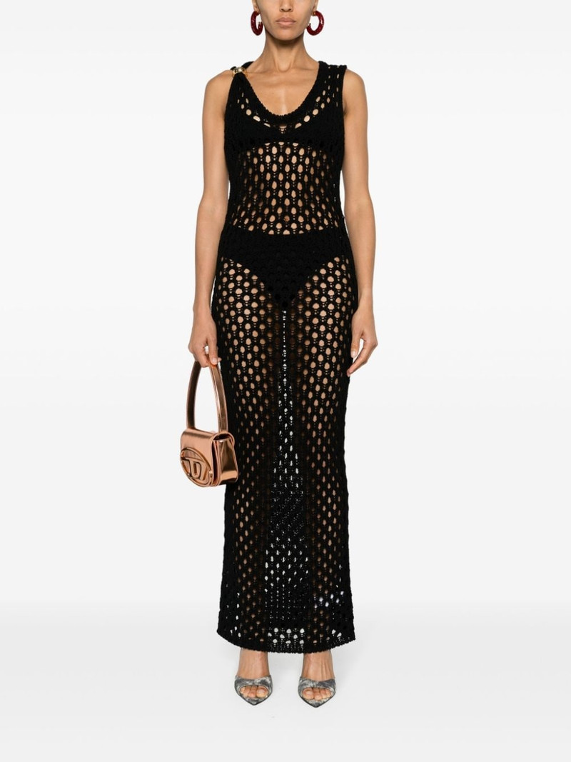 Blumarine crochet cotton long dress outlook