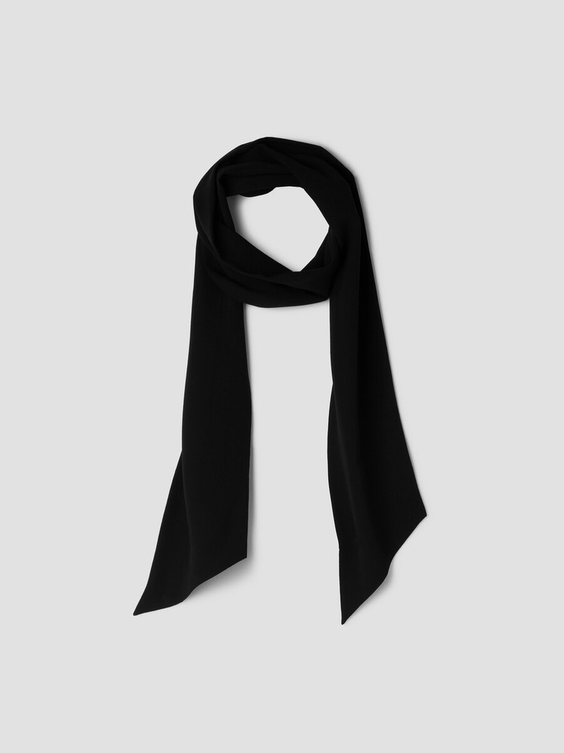 Silk Georgette Crepe Scarf 1