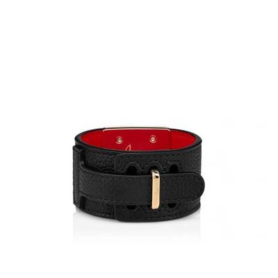 Christian Louboutin Carasky Bracelet Woman BLACK/GOLD outlook