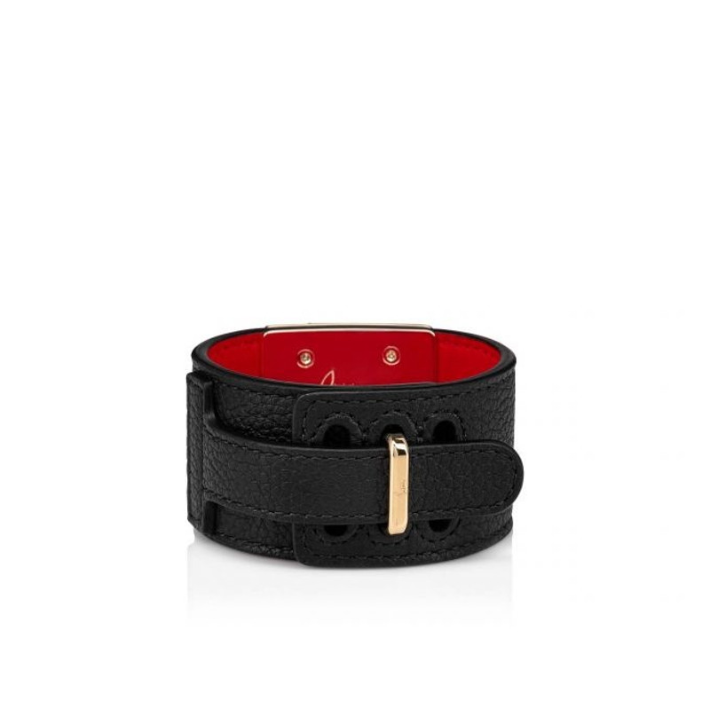 Christian Louboutin Carasky Bracelet Woman BLACK/GOLD outlook