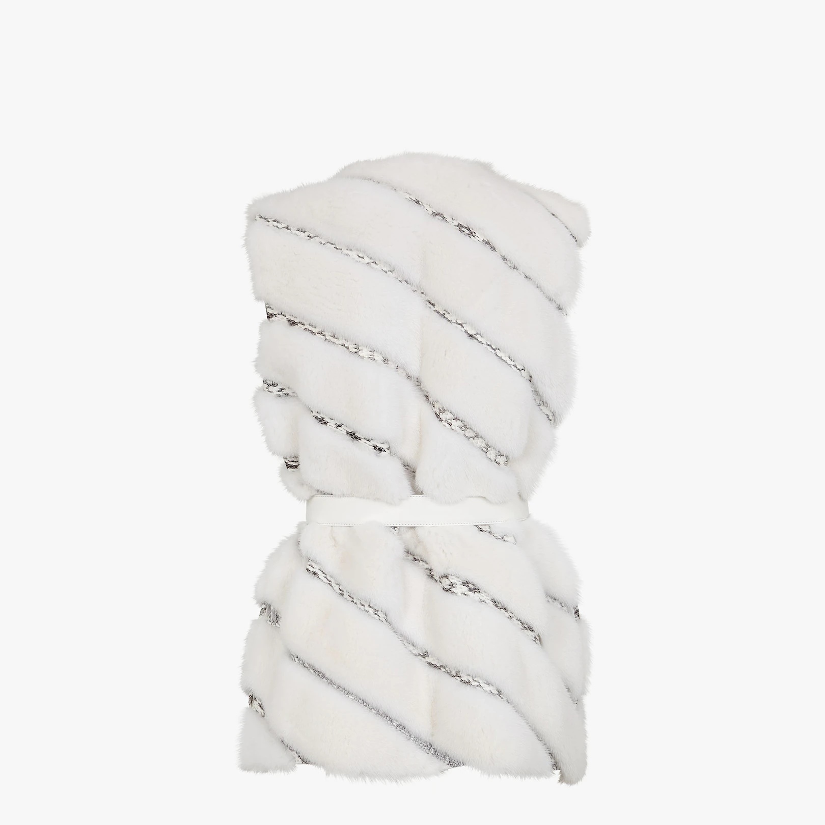 White mink vest - 2