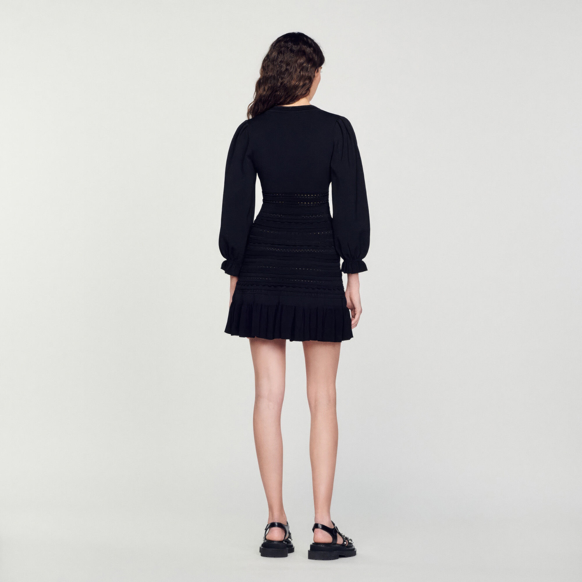 SHORT DRESS WITH RUFFLES - 6
