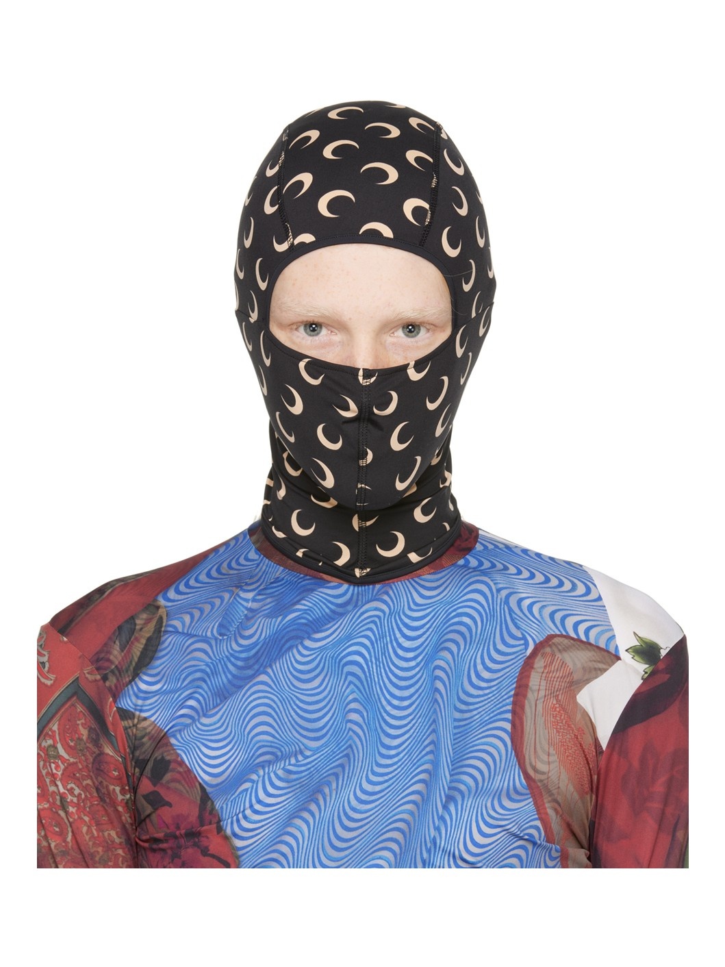 Black All Over Moon Regenerated Balaclava - 1