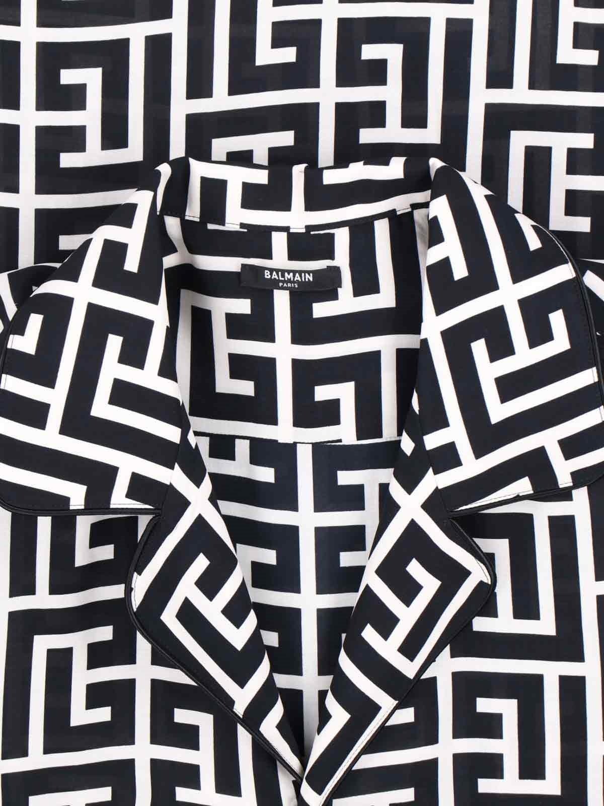 'MONOGRAM' VISCOSE SHIRT - 3