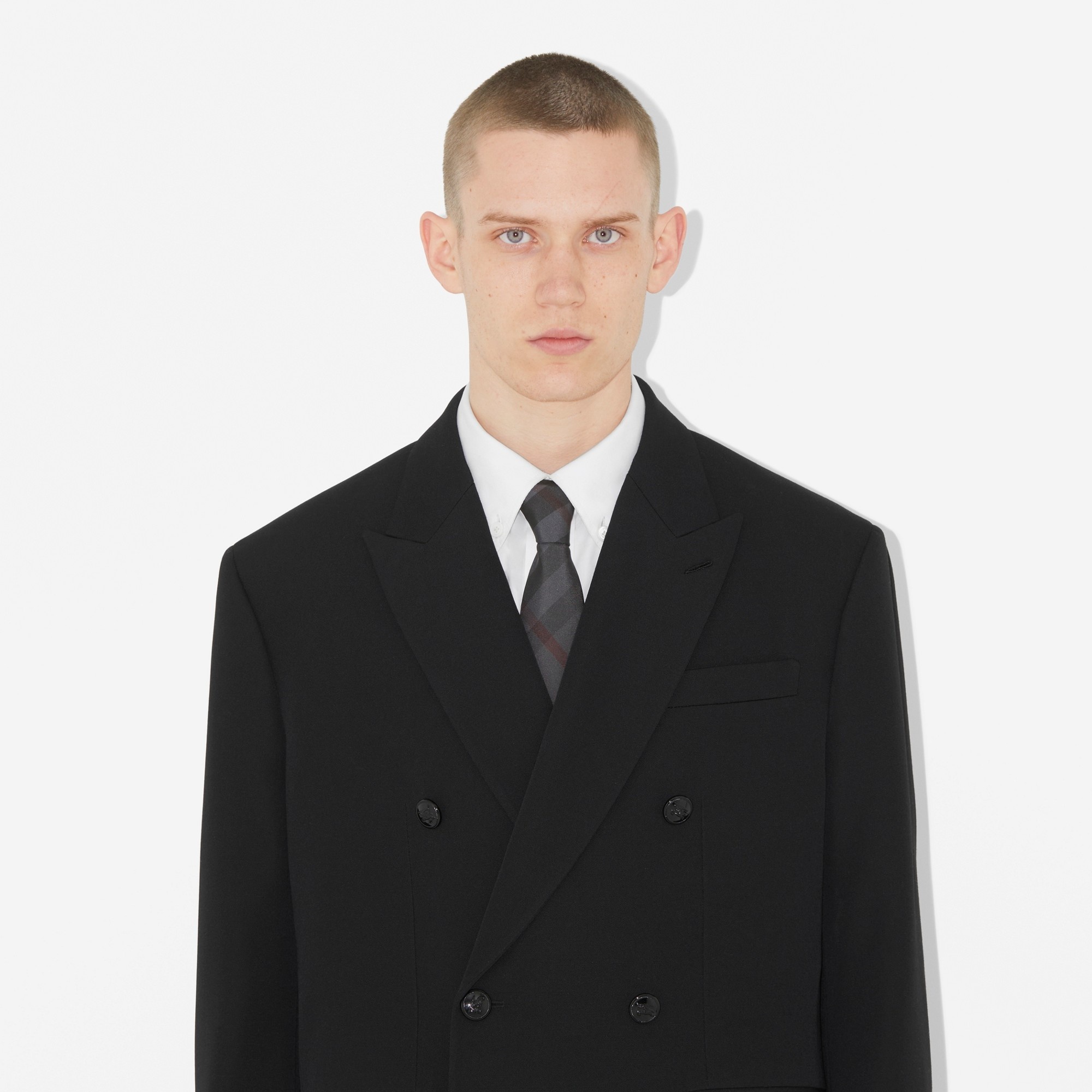 Check Silk Tie - 3