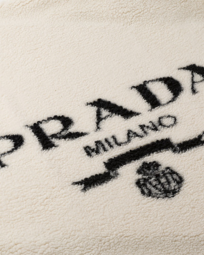 Prada Fur-effect cashmere and wool throw outlook