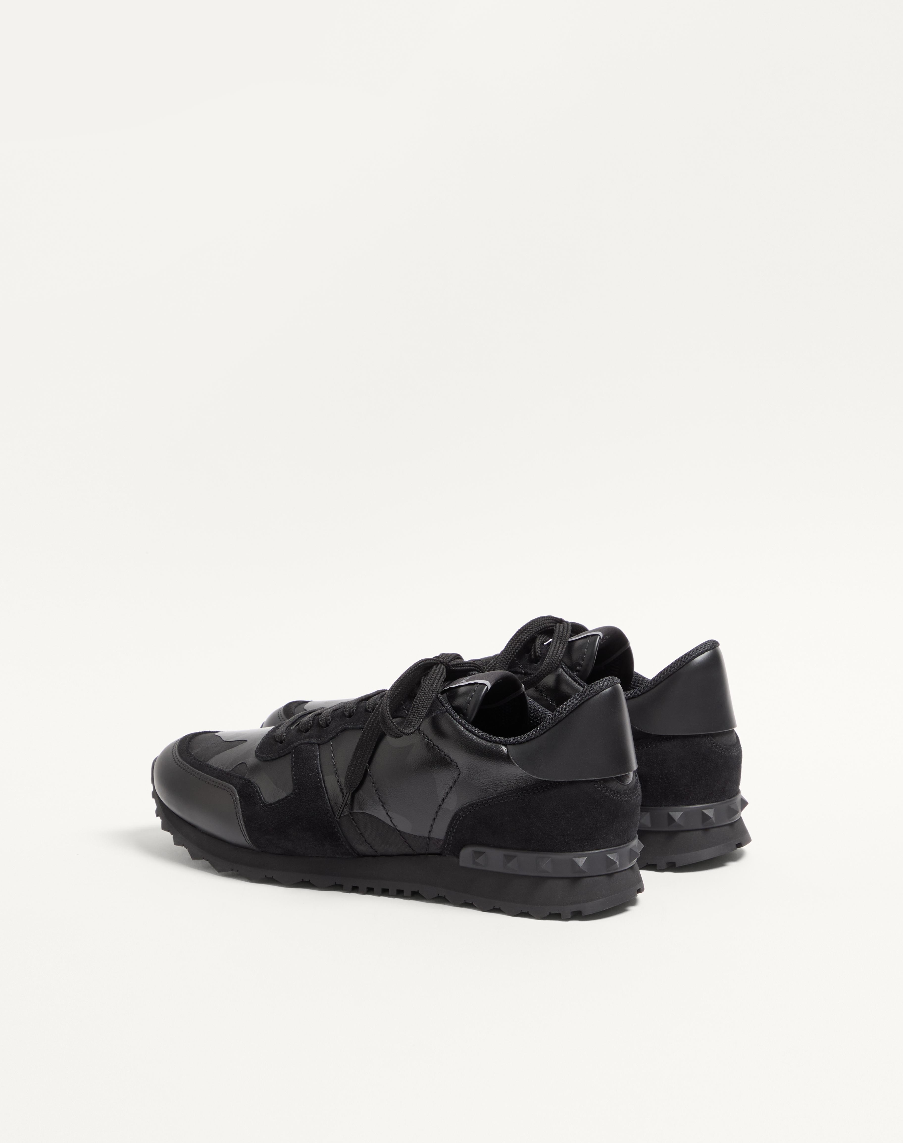 CAMOUFLAGE NOIR ROCKRUNNER SNEAKER - 6