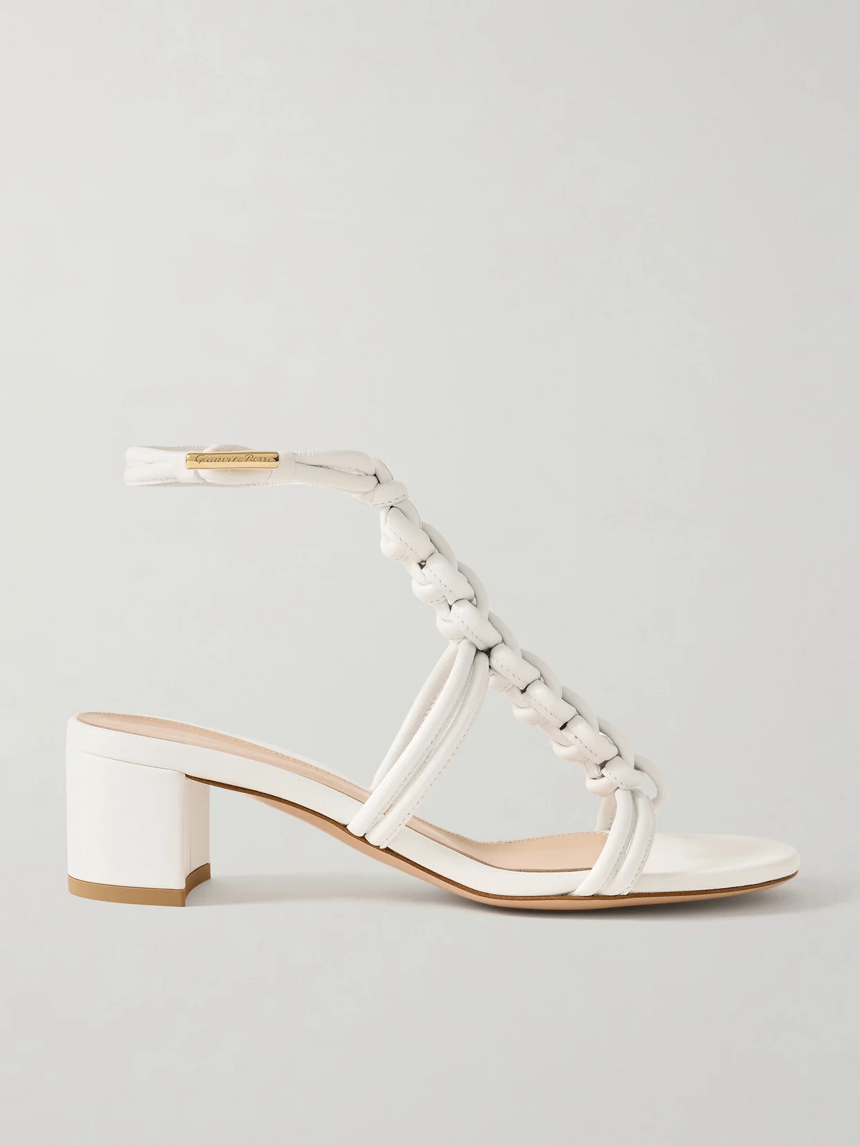 Capua 55 Braided Leather Sandals - 1