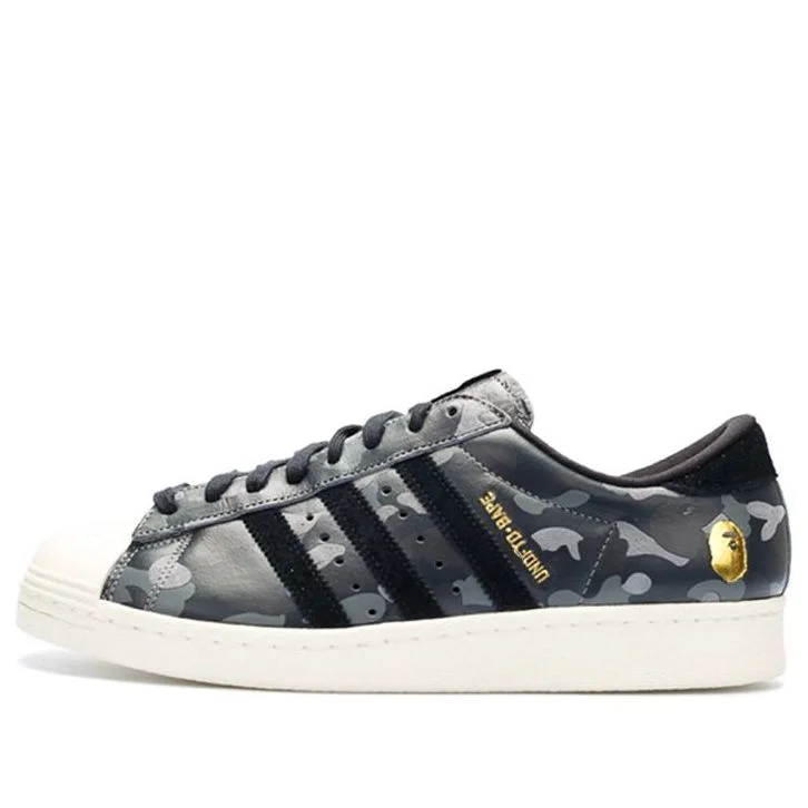 adidas A Bathing Ape x Undeafeated x Superstar 80s 'Black Camo' S74774 - 1