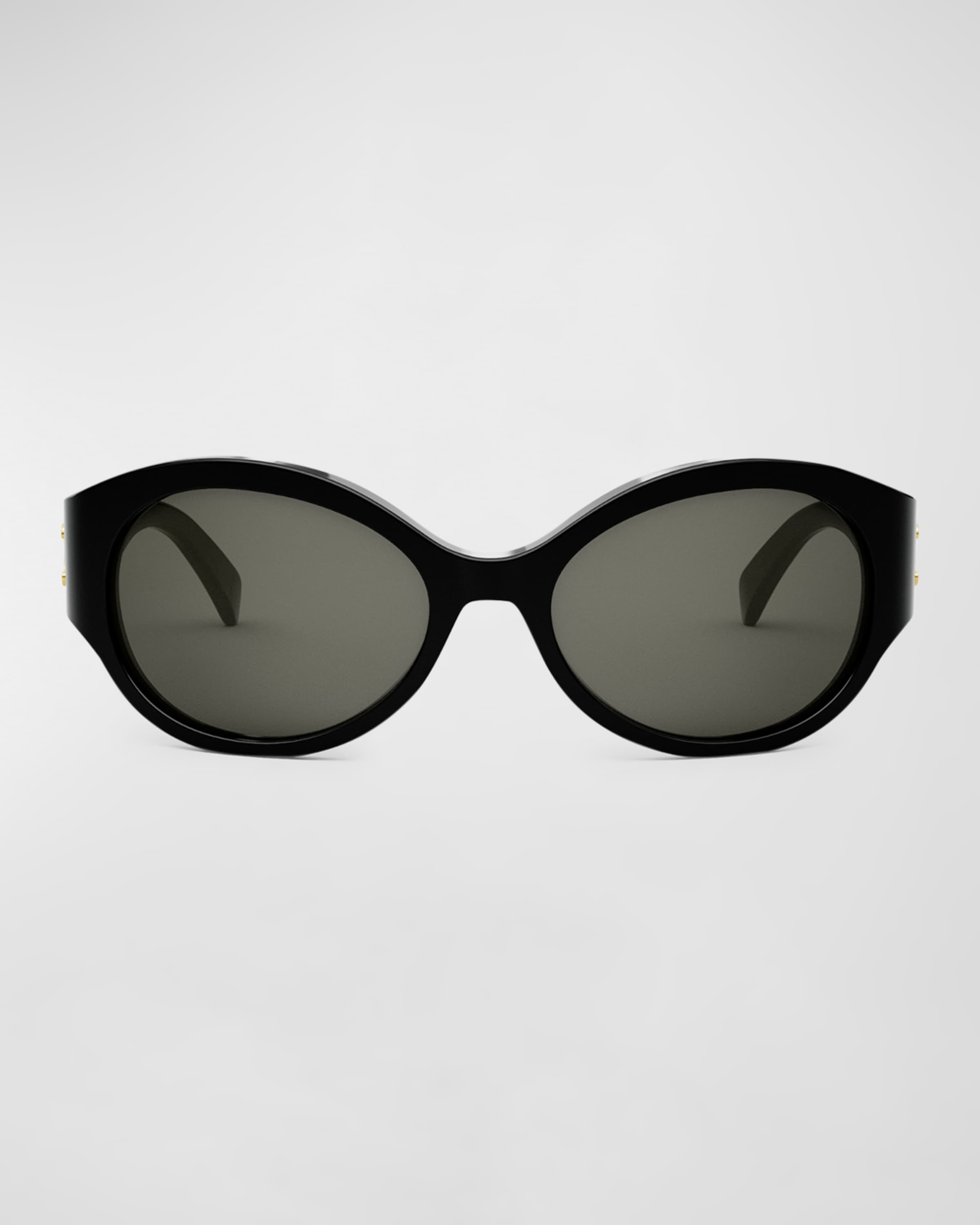 Triomphe Acetate Oval Wrap Sunglasses - 4