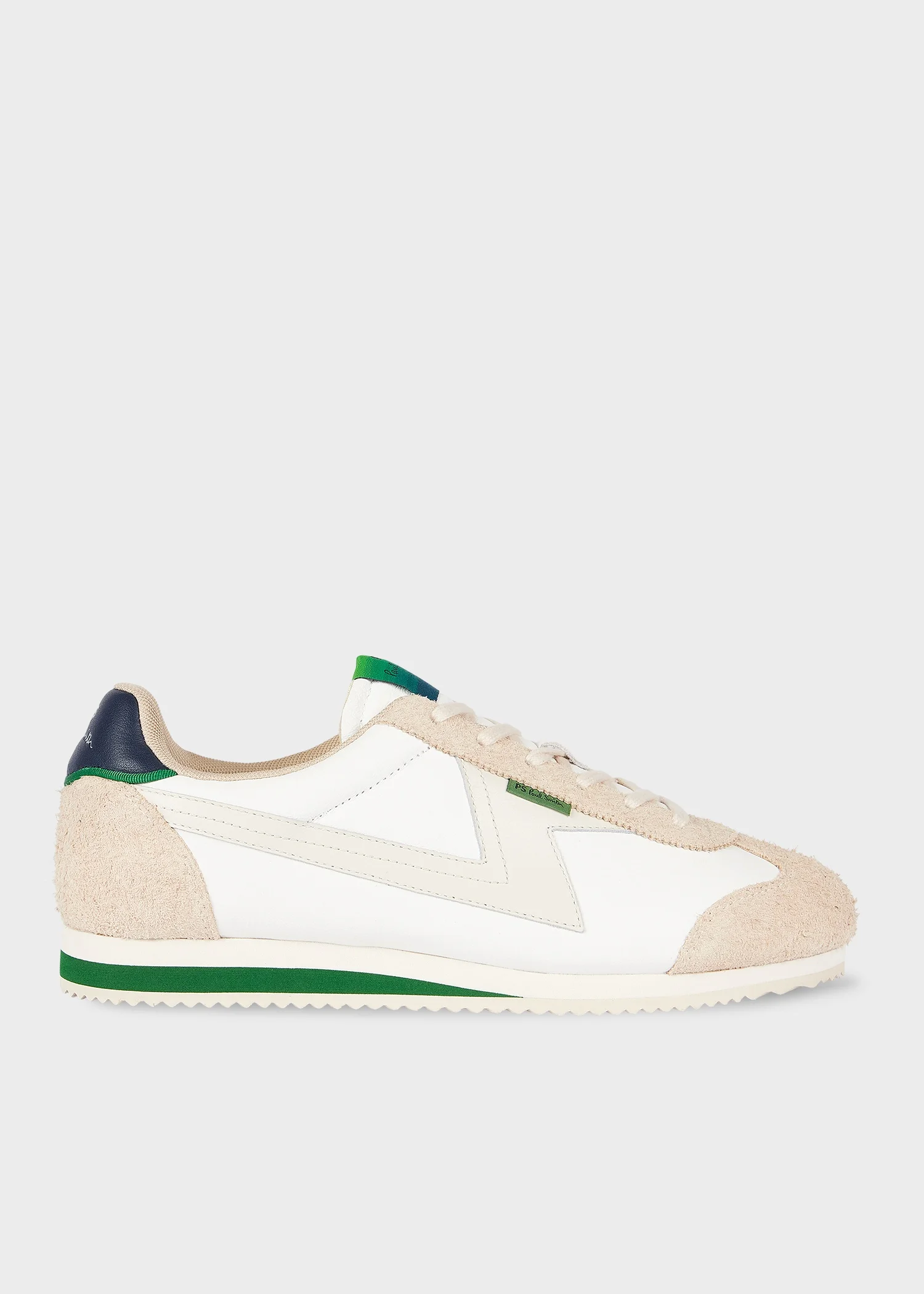 White 'Atlanta' Trainers - 1