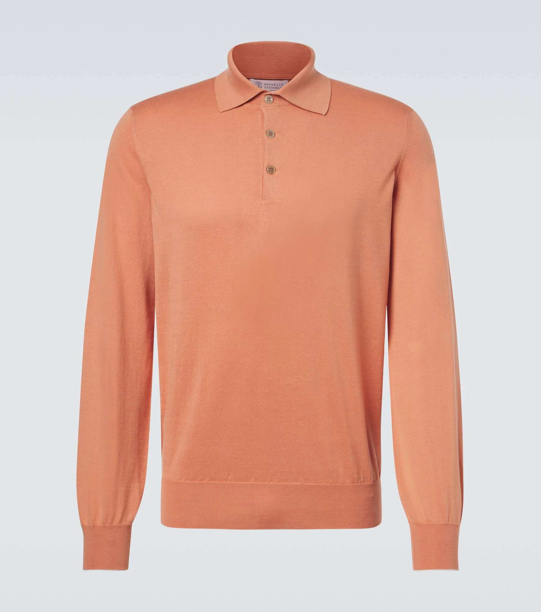 Cotton polo sweater - 1
