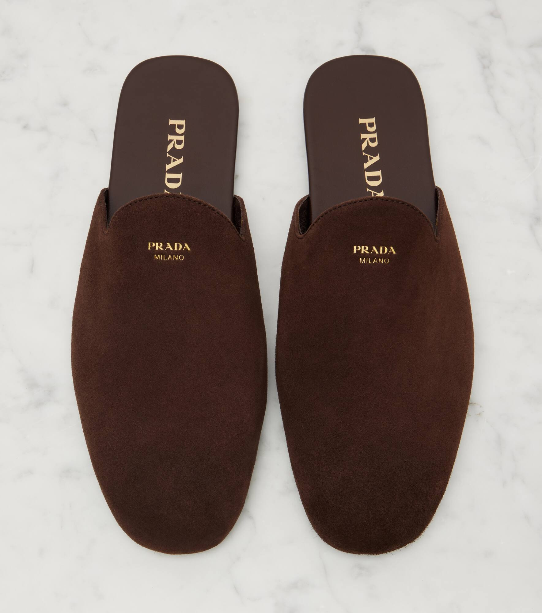 Suede mules - 5