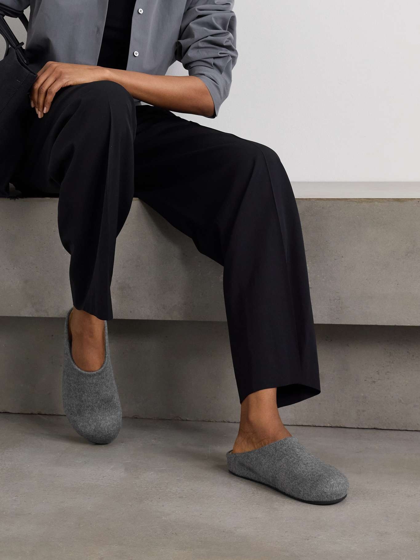 Hugo wool and cashmere-blend slippers - 2