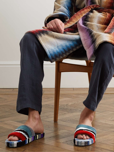 Missoni Clint Cotton-Terry Jacquard Slippers outlook