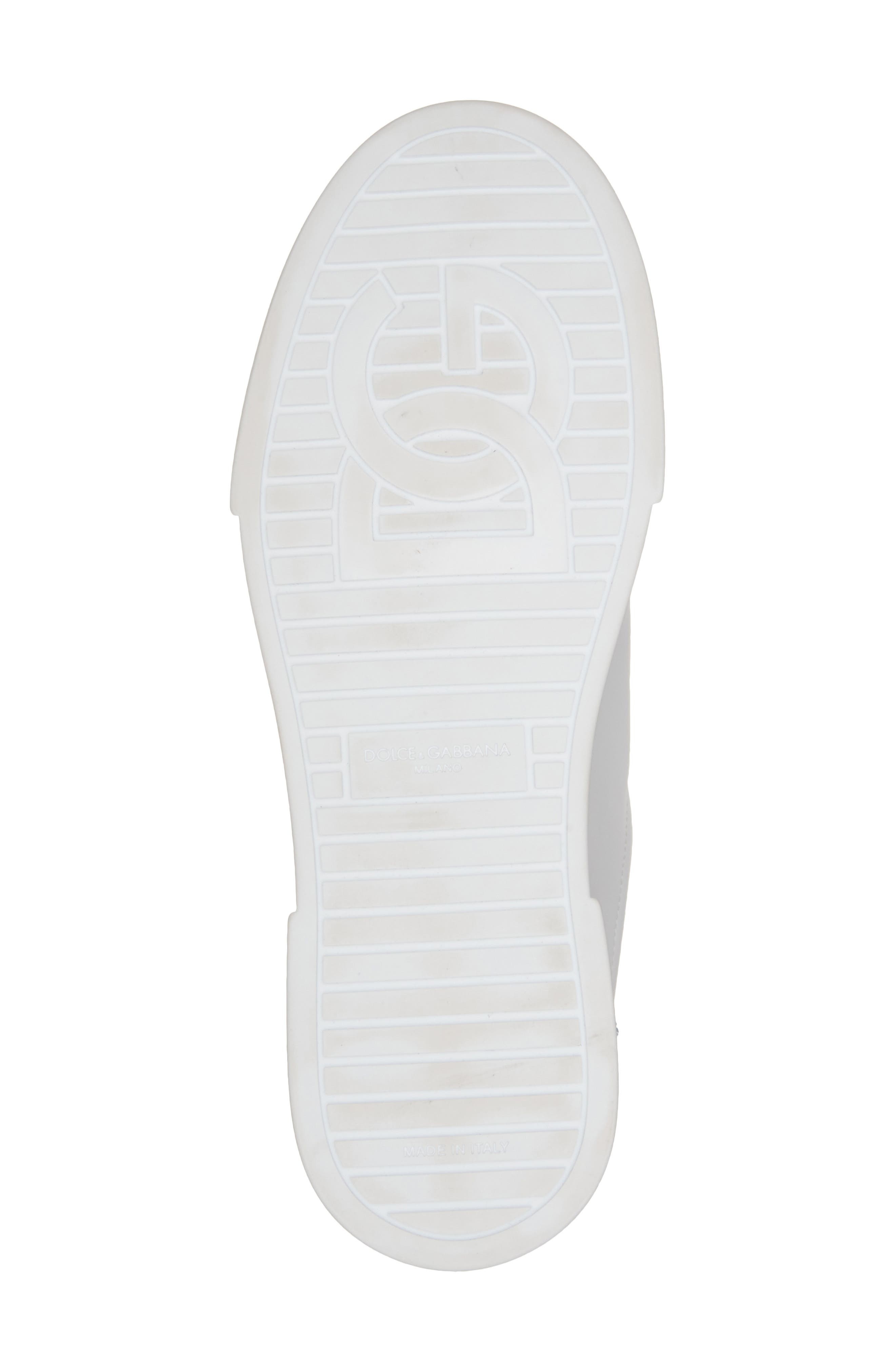 Dolce&Gabbana Logo Sneaker in Bianco/Azzurro at Nordstrom - 6