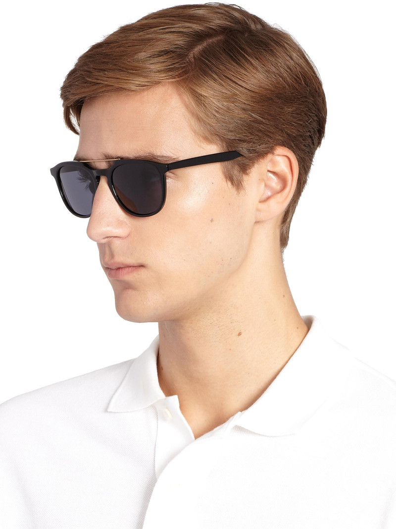 Rainey 52MM Square Sunglasses - Black 1