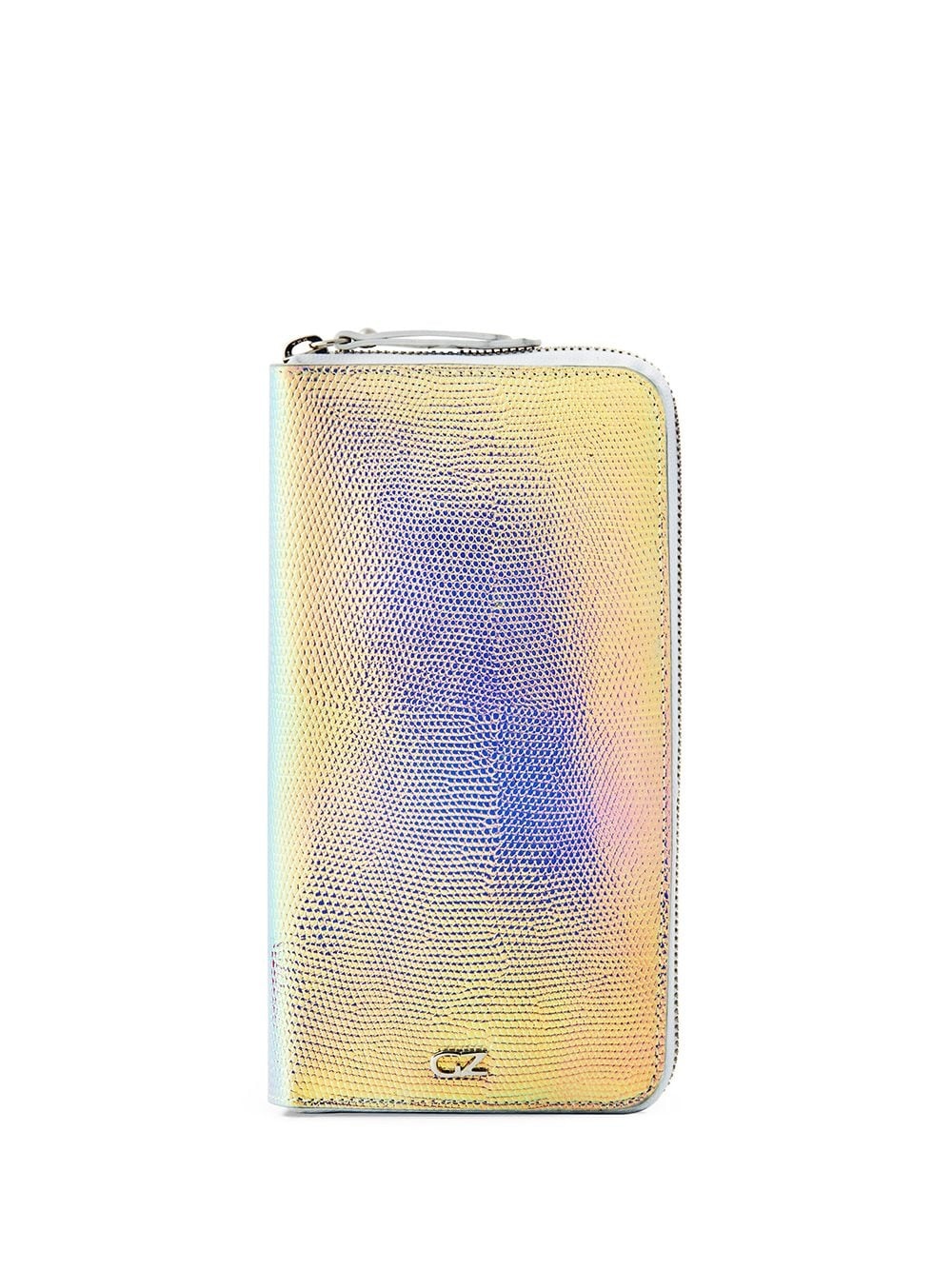 iridescent effect continental wallet  - 1