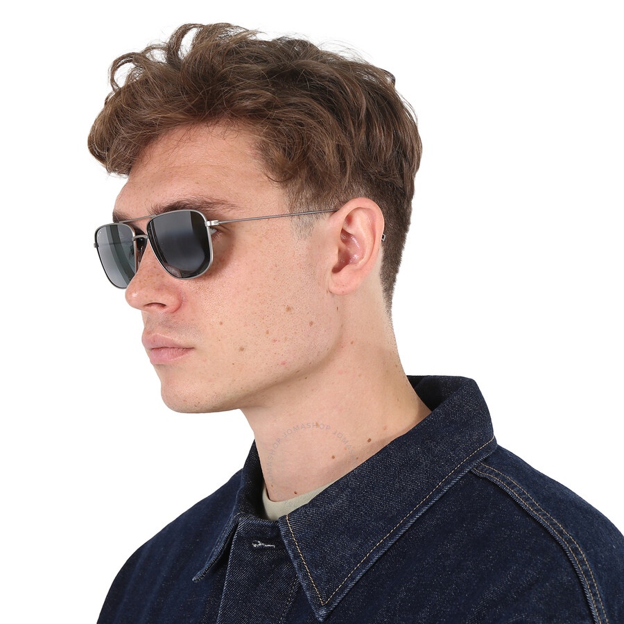 Maui Jim Mikioi Neutral Grey Navigator Titanium Men's Sunglasses 887-17 54 - 2